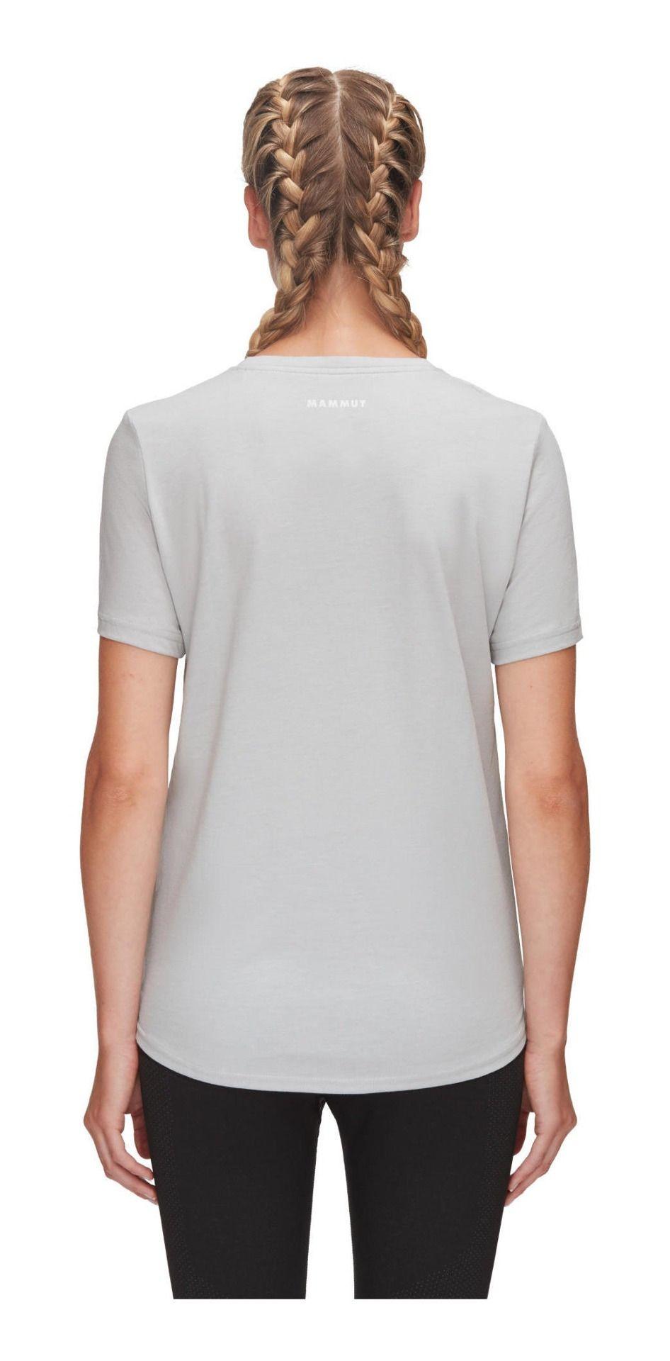 Polera Mammut Mujer Core T-shirt Logo Gris-2