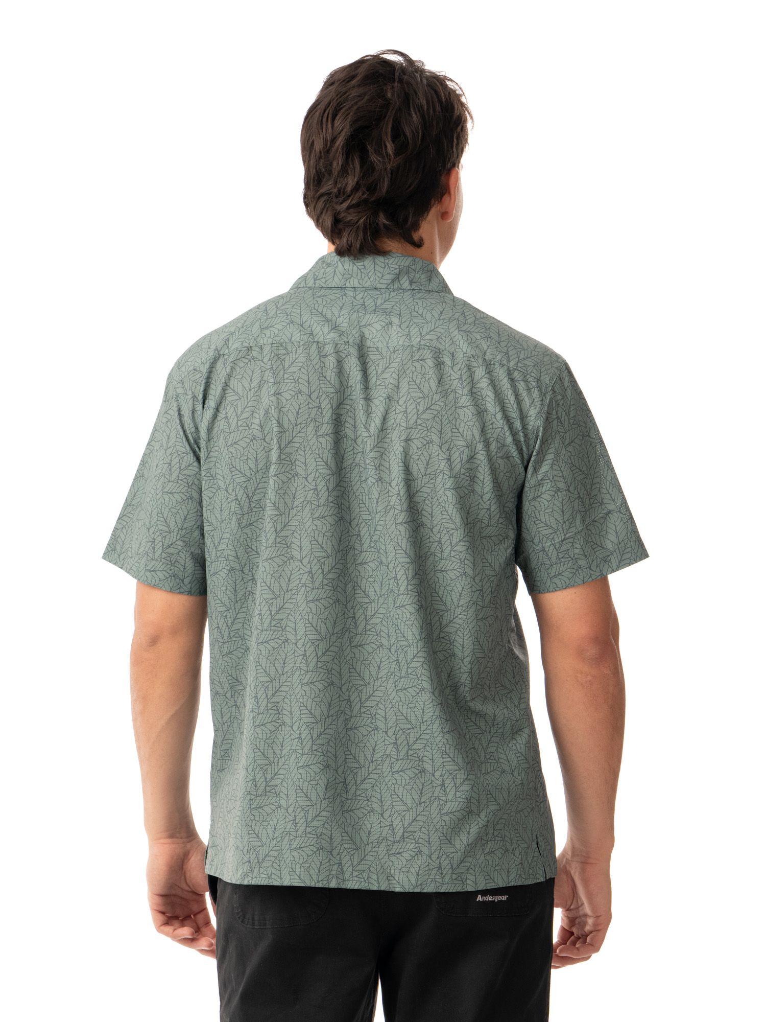 Camisa Andesgear Hombre Colico Ss Verde-1