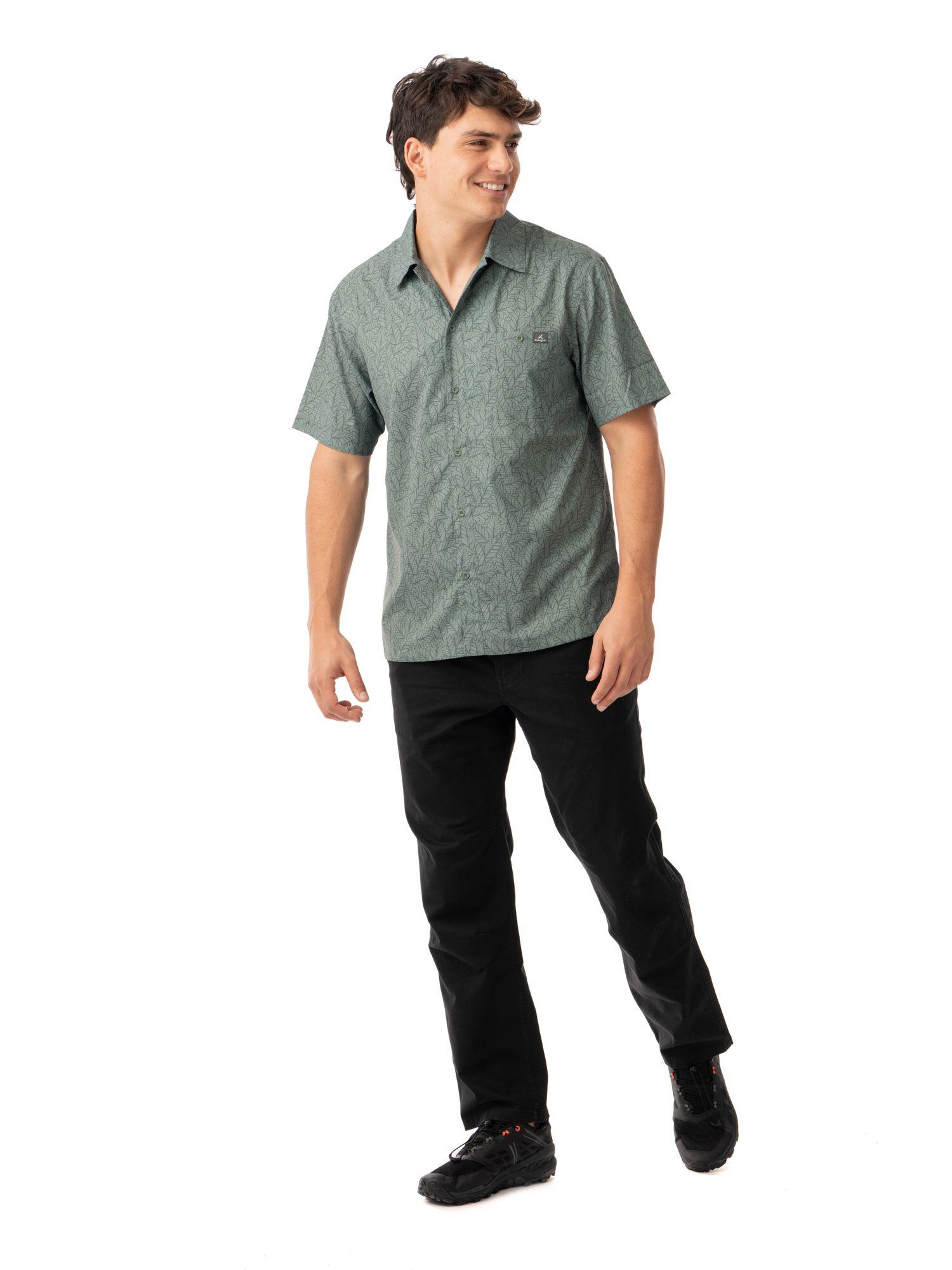Camisa Andesgear Hombre Colico Ss Verde-2