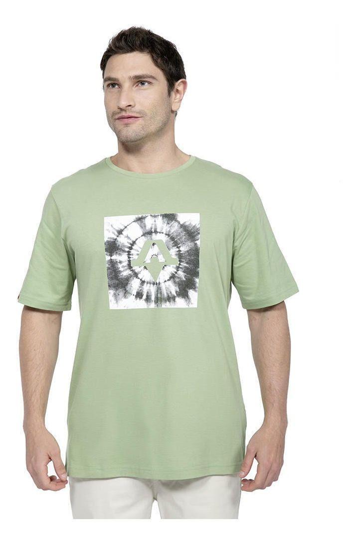 Polera Kivül Hombre Logo KV062 Verde-0