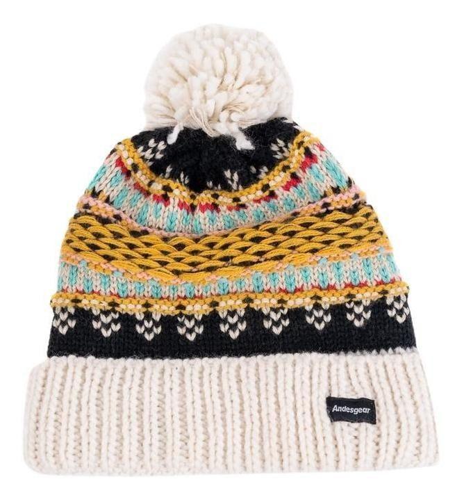 Gorro Andesgear Unisex Pompon Knited Blanco-0