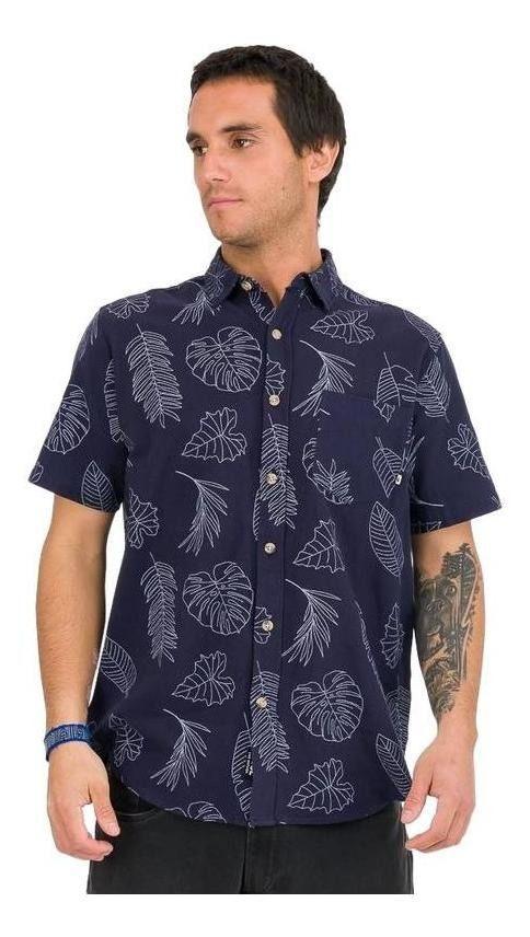 Camisa Kivül Hombre Mc Morzo Azul Azul-0