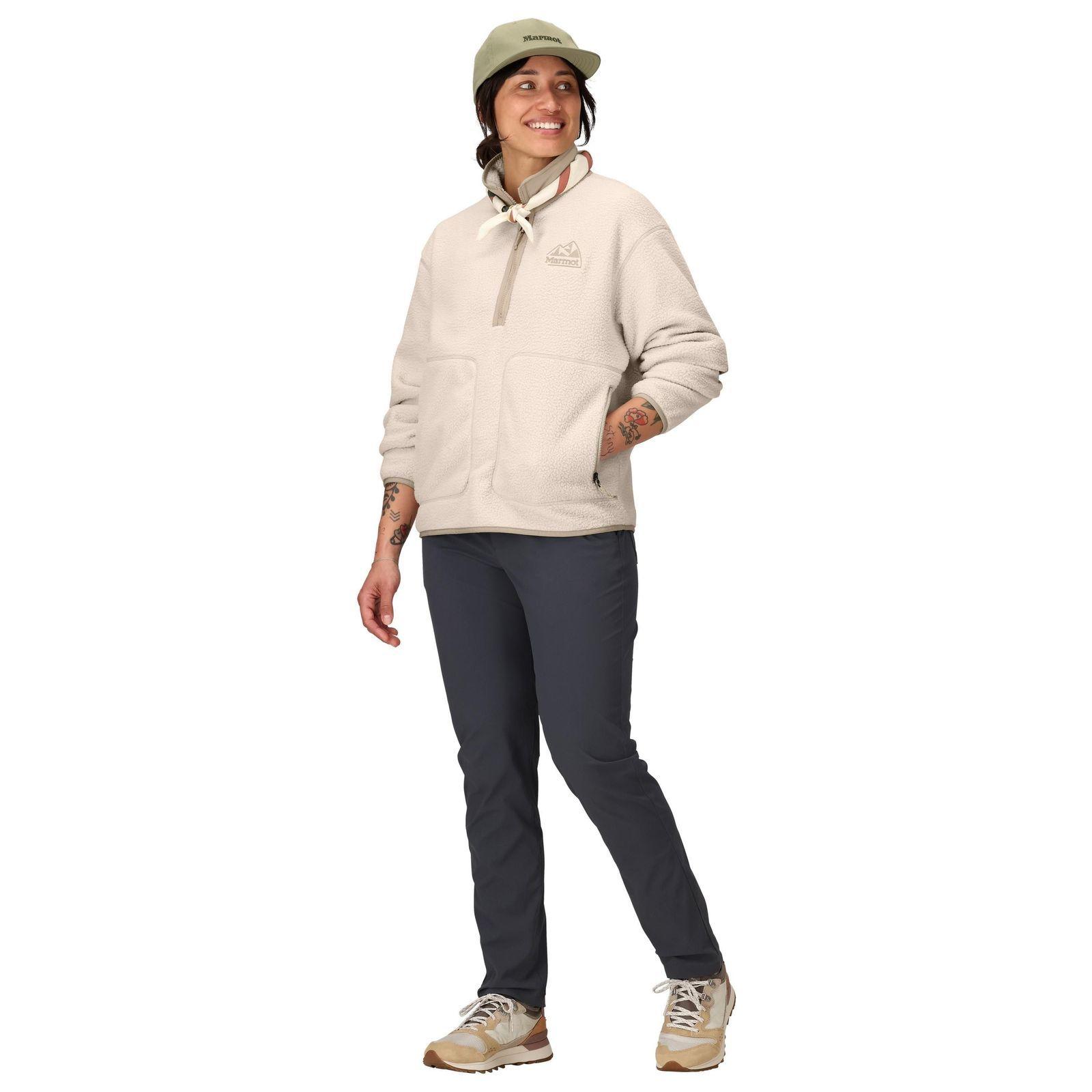 Polar Marmot Mujer Wanderer High Pile Beige-2