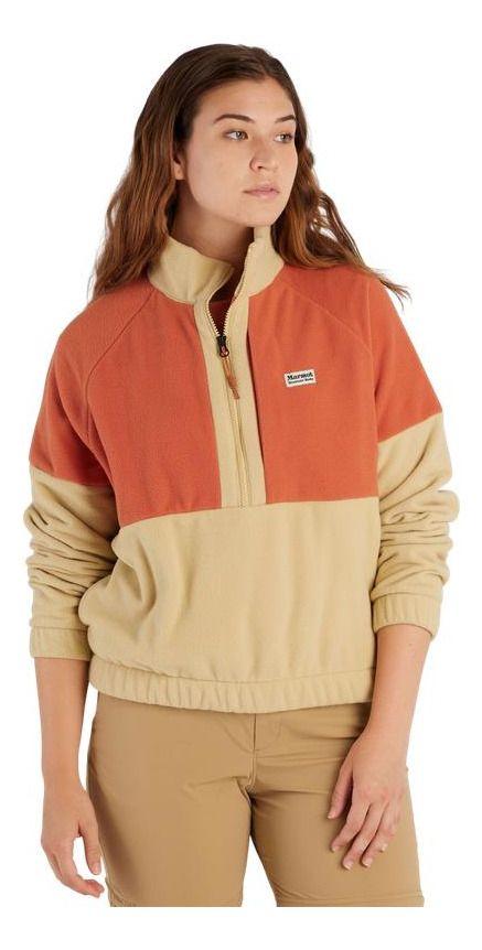 Polar Marmot Mujer Medio Cierre Retro Rocklin Naranjo-0