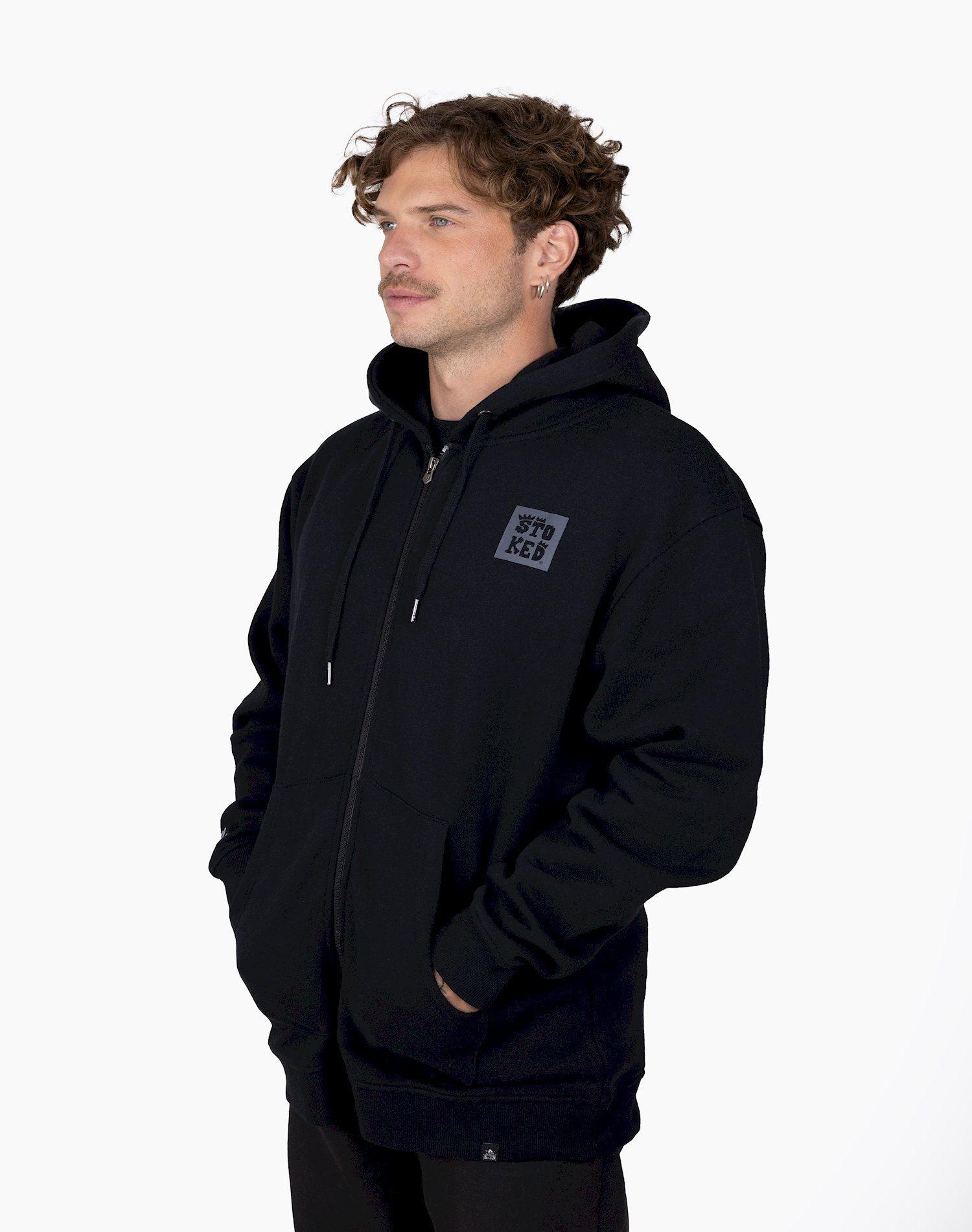 Poleron Stoked Hombre Slab-Negro-2