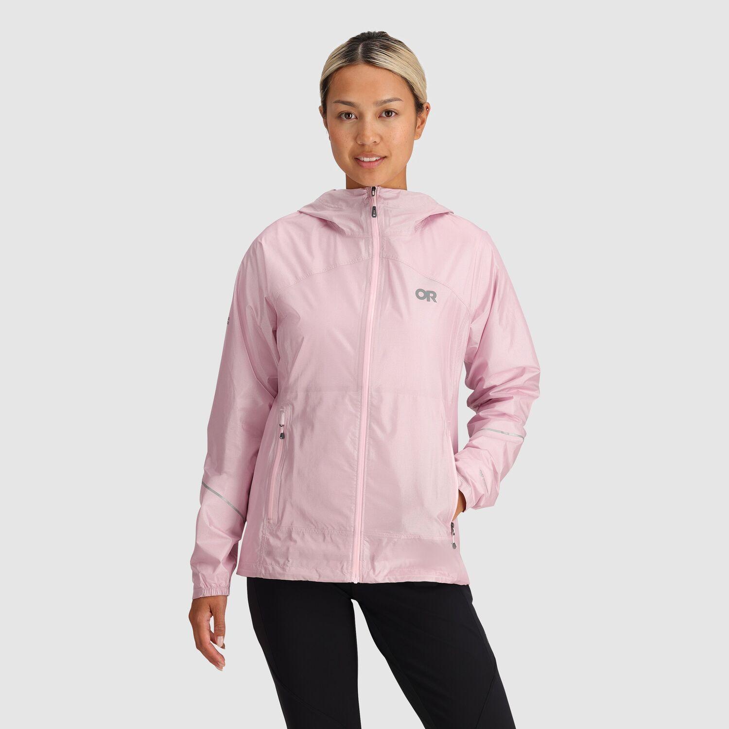 Chaqueta Outdoor Research Mujer Helium Rain Jacket Rosado-0