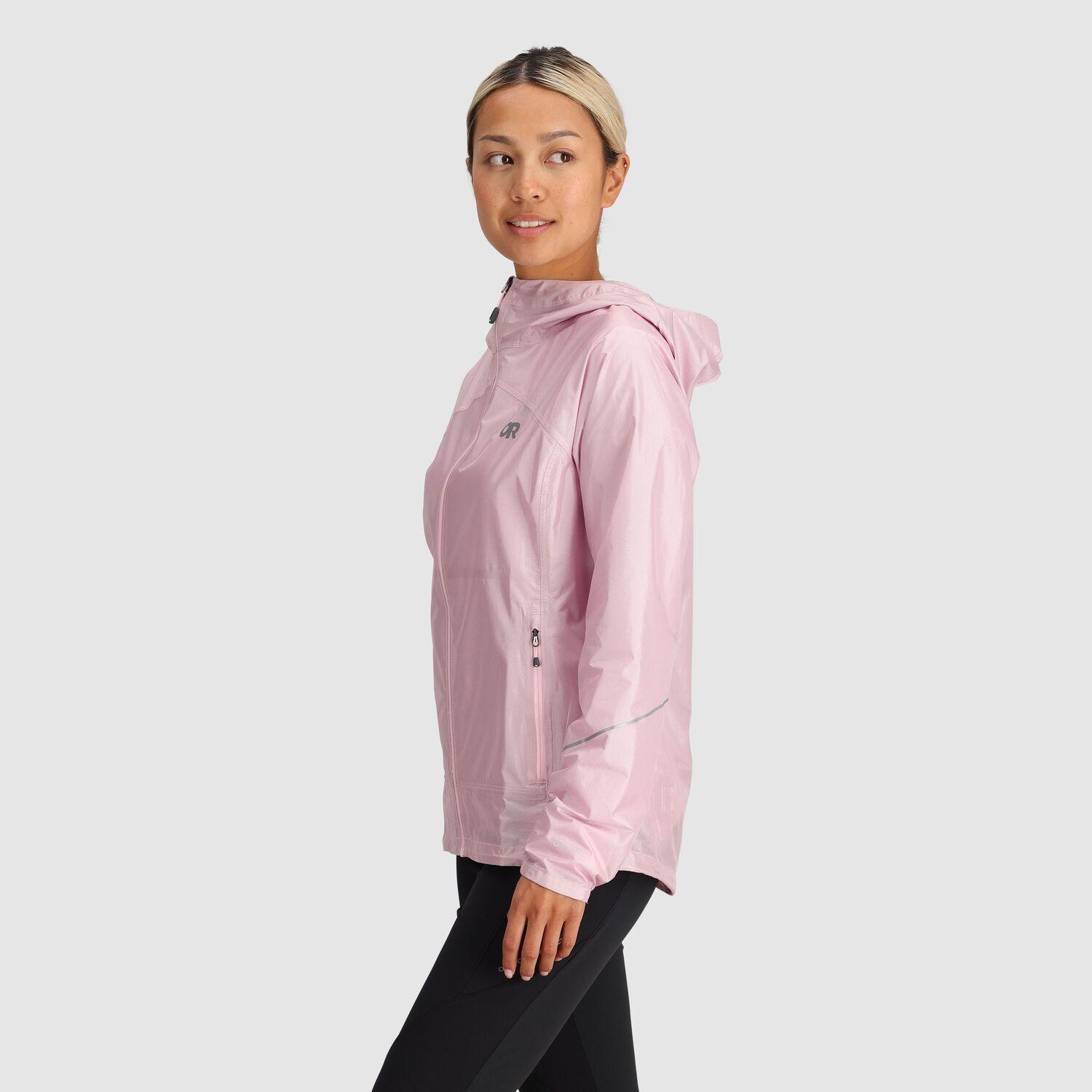 Chaqueta Outdoor Research Mujer Helium Rain Jacket Rosado-2