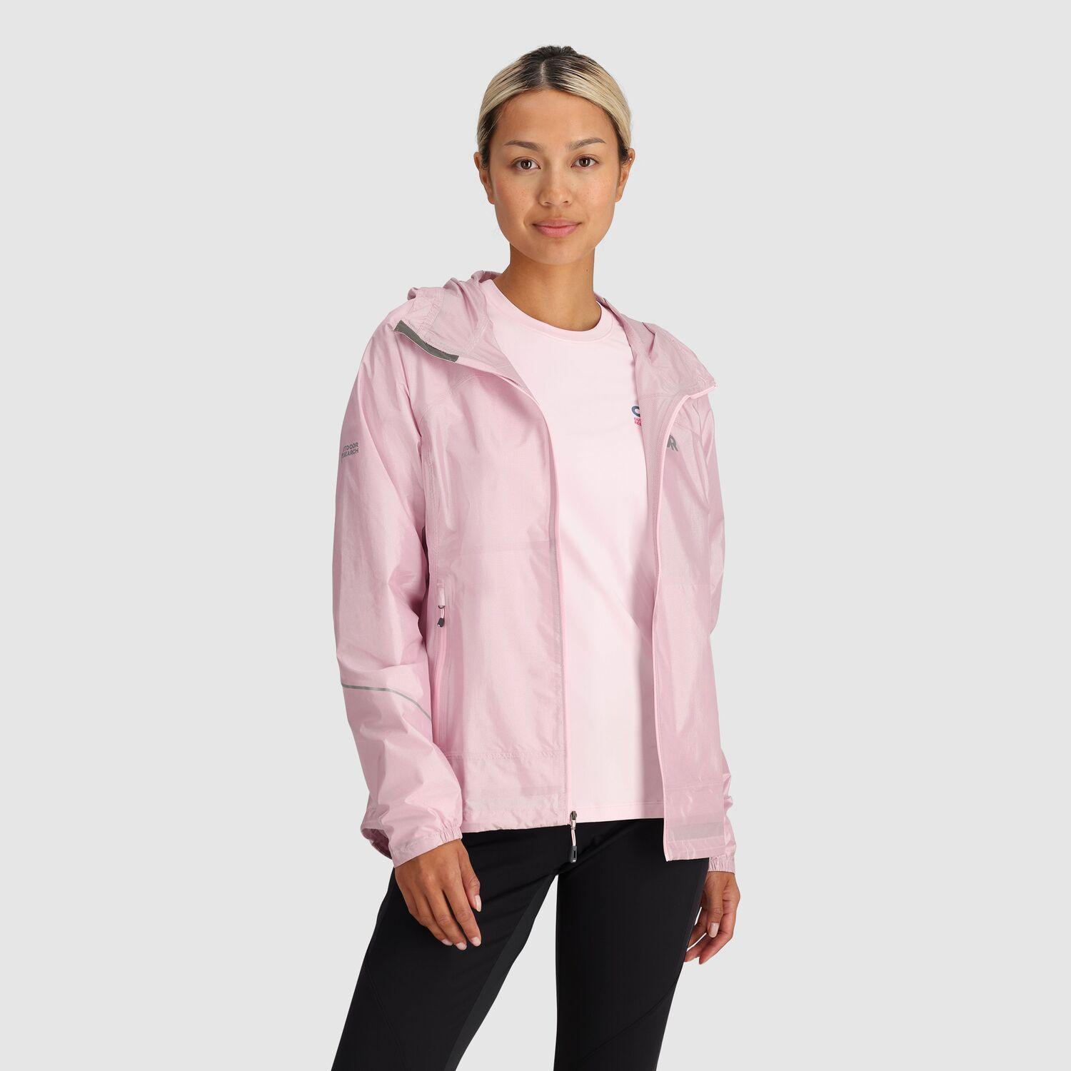 Chaqueta Outdoor Research Mujer Helium Rain Jacket Rosado-3