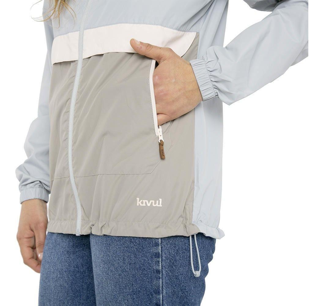 Cortaviento Kivül Mujer Mila Reciclado Celeste-4