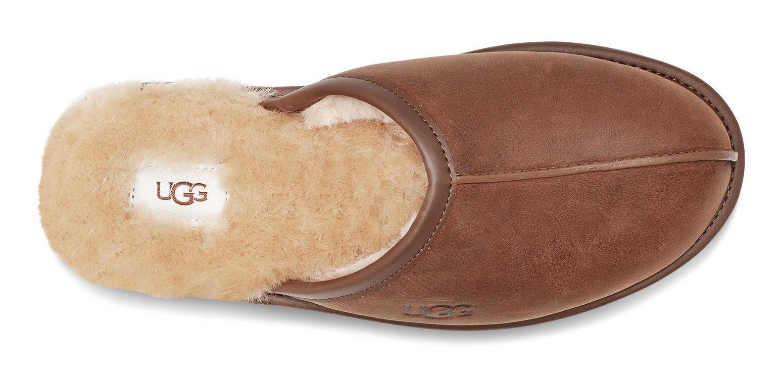 Pantufla UGG Hombre Scuff Marrón Café-4