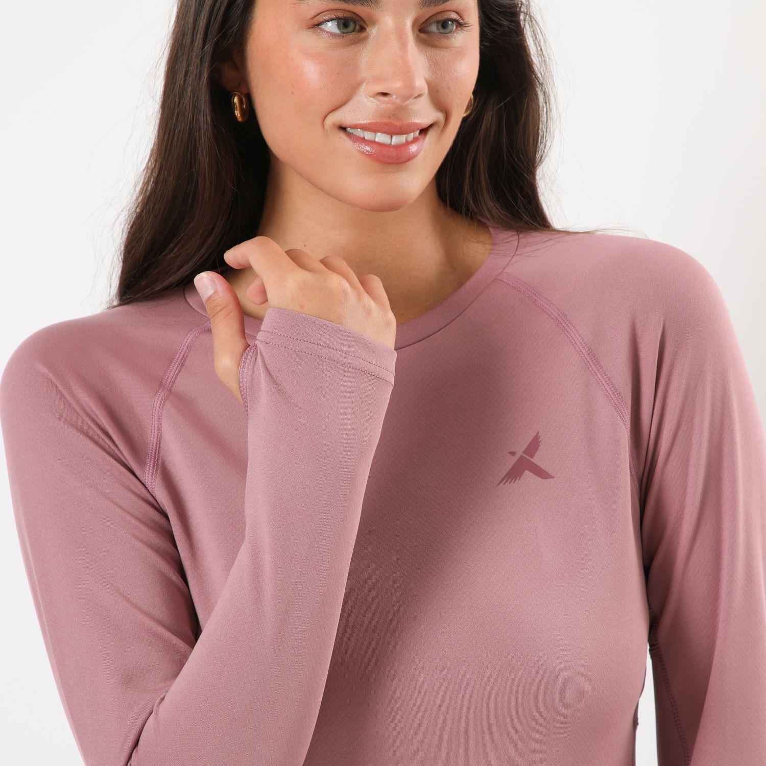 Primera Capa Andesgear Mujer Trekking Top - Rosado-3