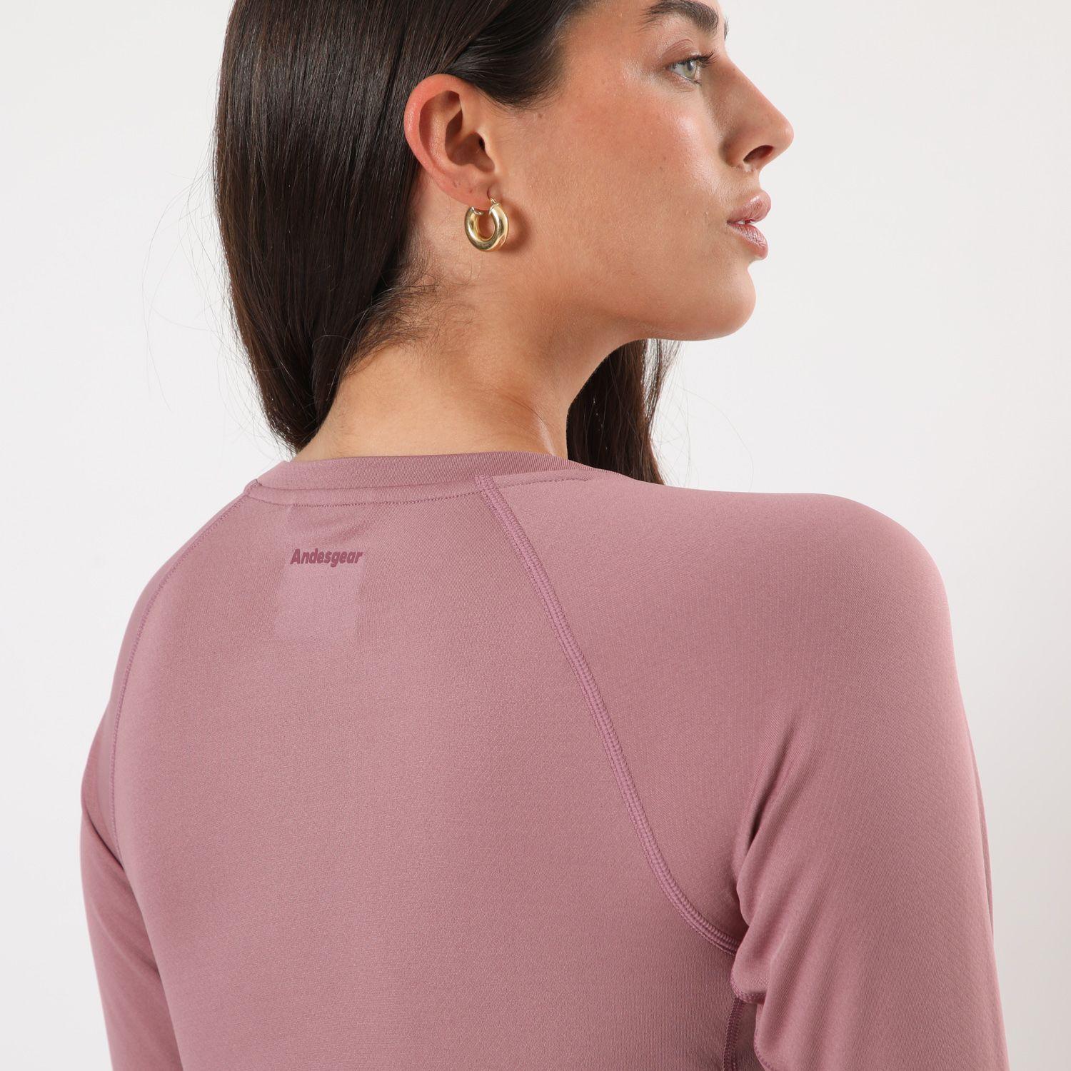 Primera Capa Andesgear Mujer Trekking Top - Rosado-4