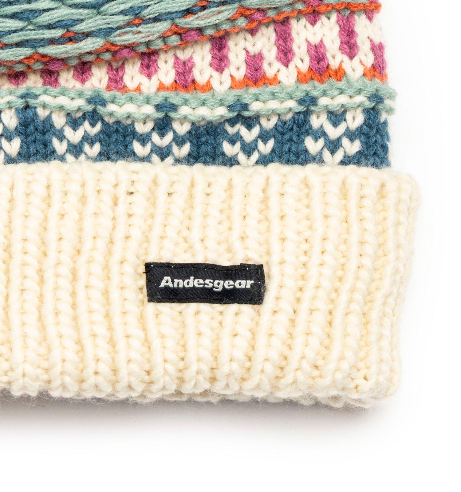 Gorro Andesgear Unisex Pompon Knited Beanie - Beige-2