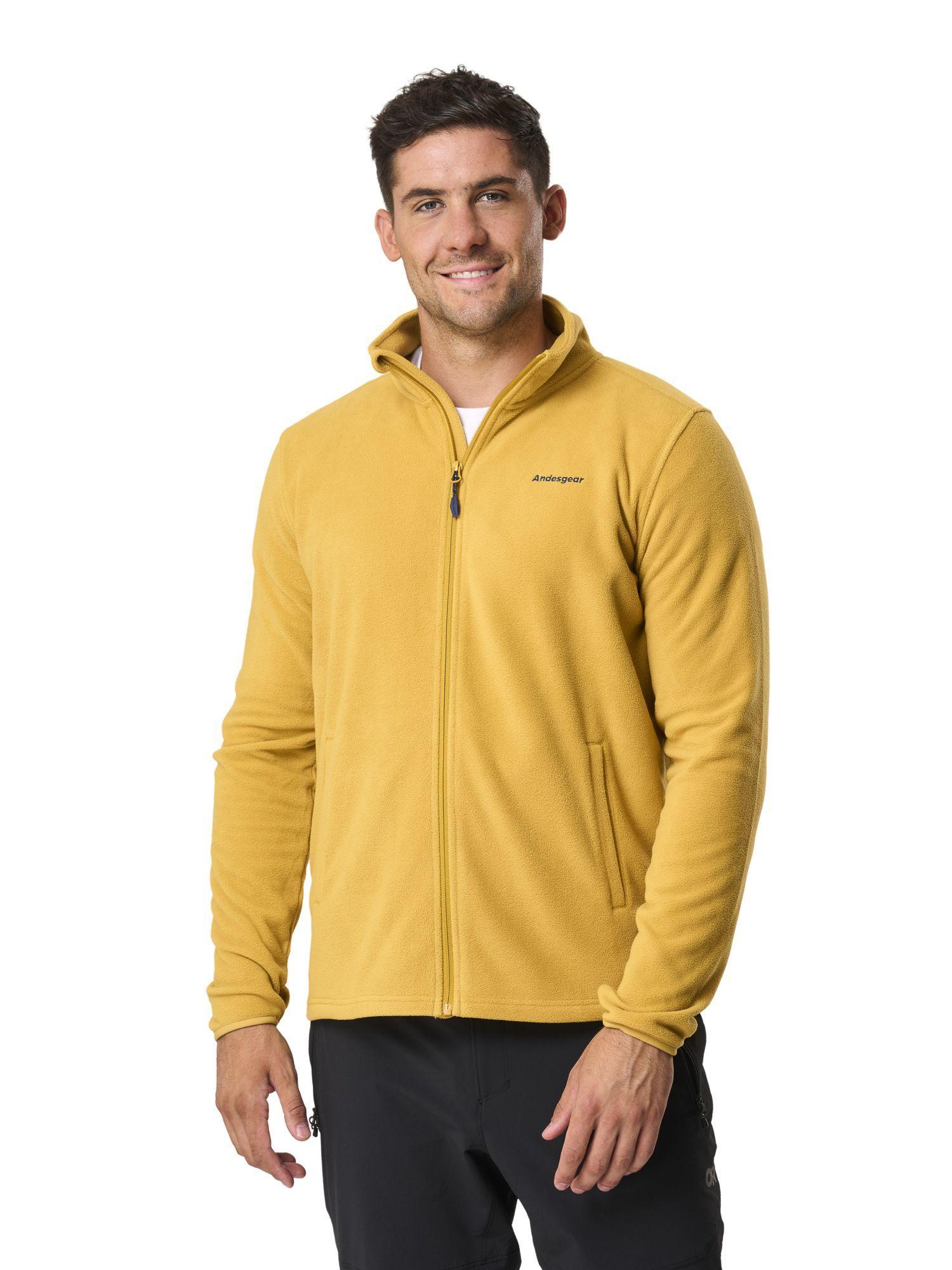 Polar Andesgear Hombre Maihue Fullzip - Dorado-1