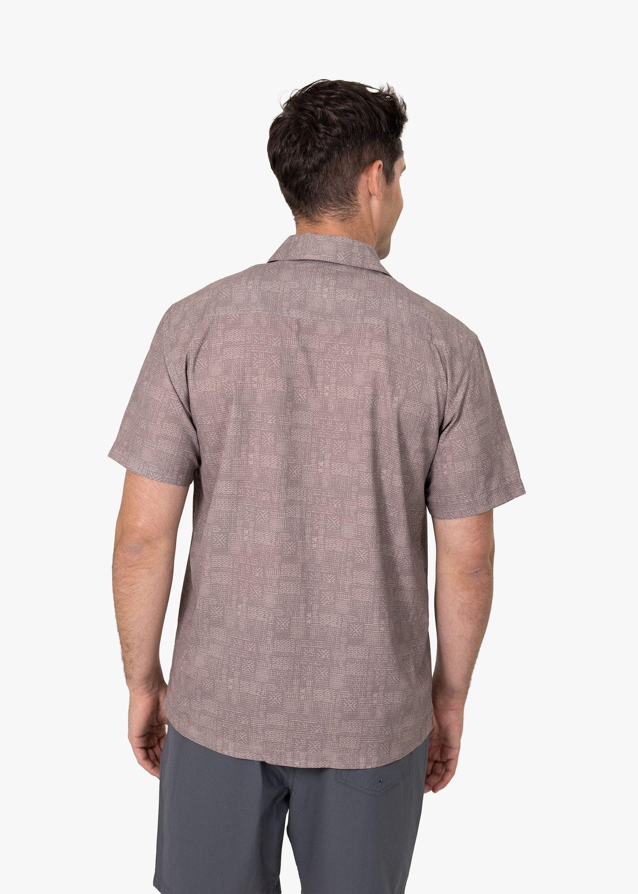 Camisa Andesgear Hombre Colico Ss Marrón V26-4