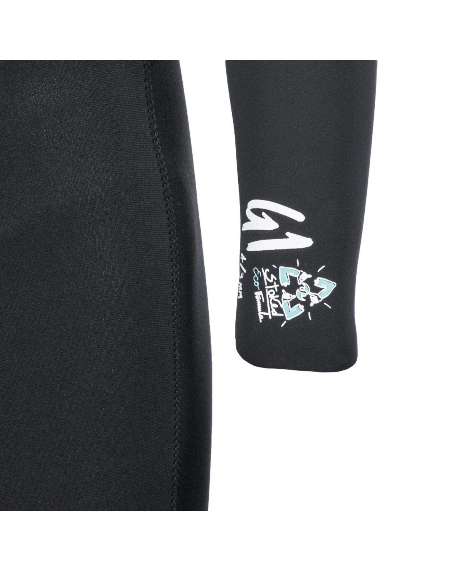 Traje Stoked Hombre De Surf G1 44624 Mm Eco Negro-7