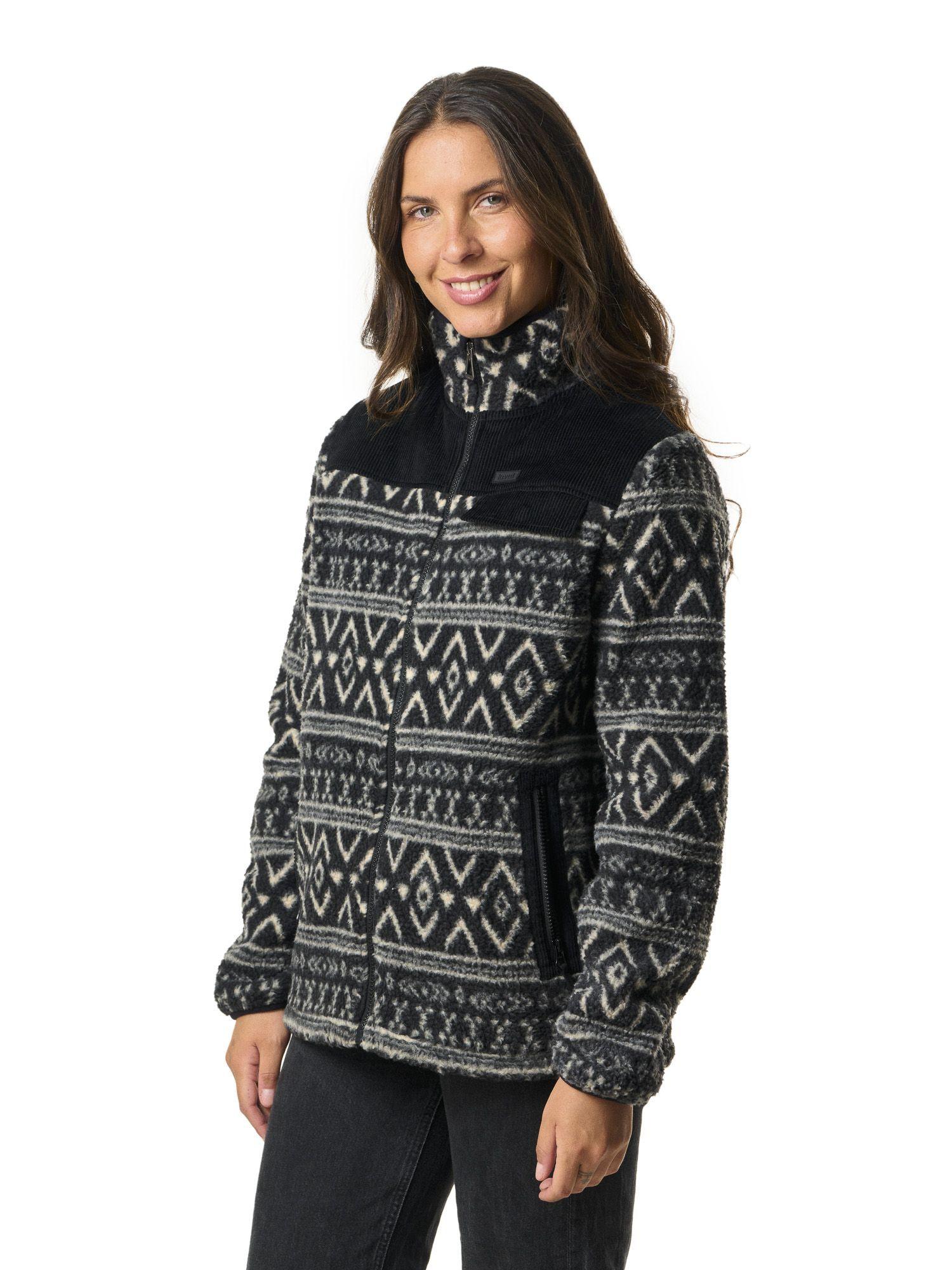 Polar Kivul Mujer Mavek Reciclado Negro-1
