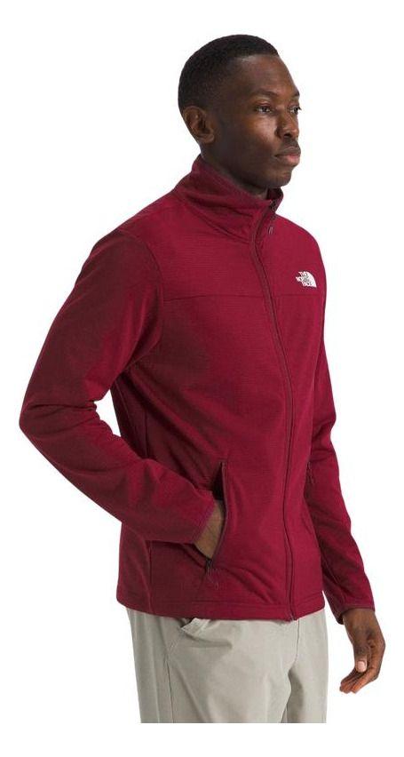 Polar Hombre The North Face Cedar Trail Grid Full Zip Rojo-3