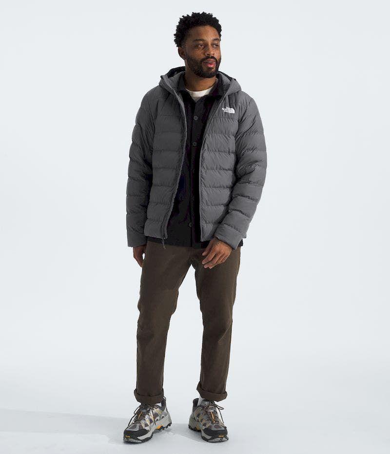 Chaqueta The North Face Hombre De Pluma Aconcagua 3 Hoodie Gris-3