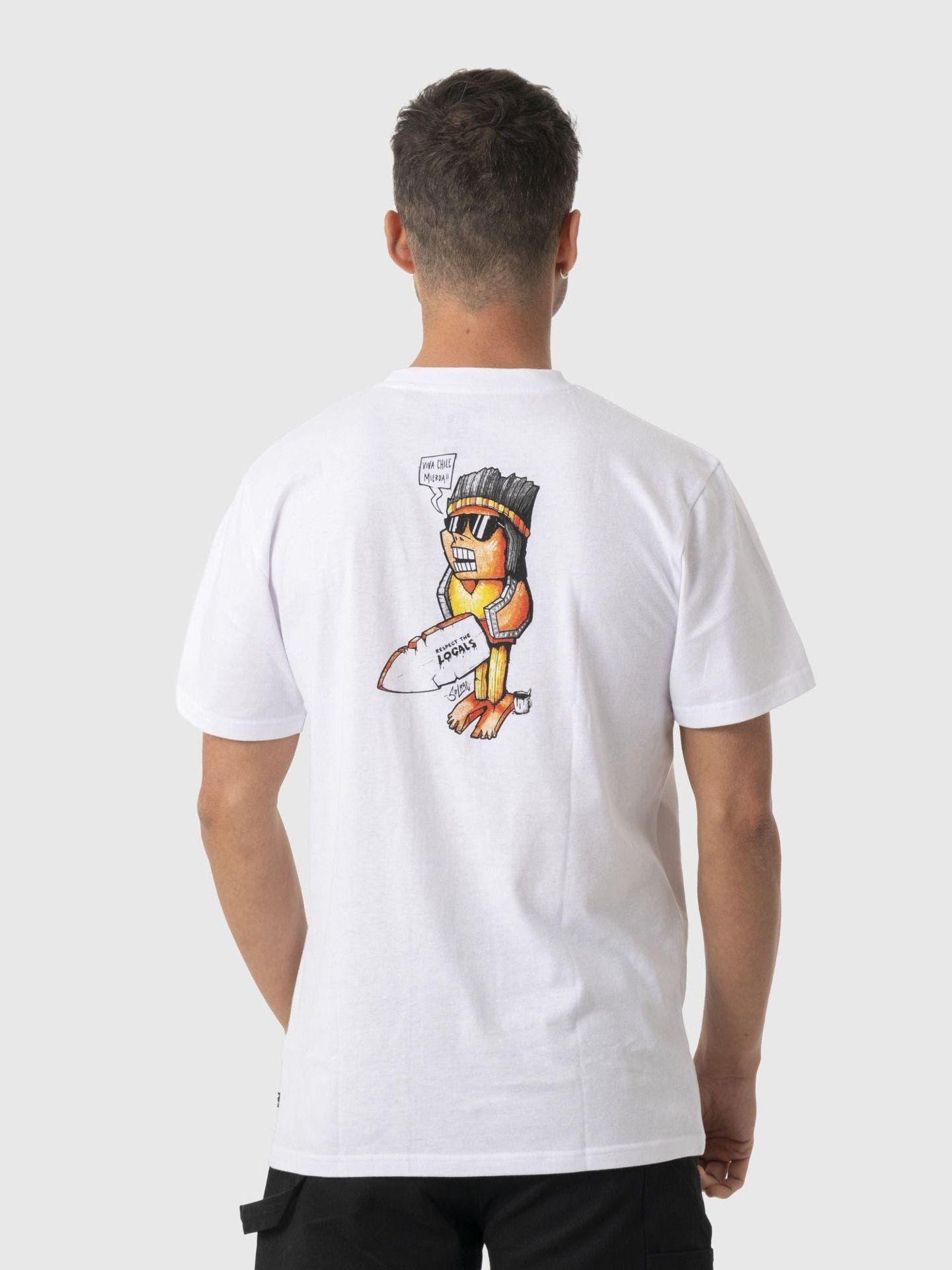 Polera Stoked Hombre Retro Solrac Reciclada Blanco-2