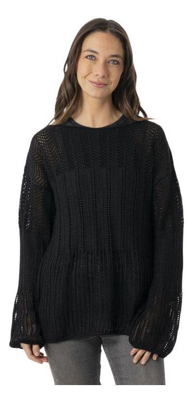 Chaleco Stoked Mujer Mares Negro-0