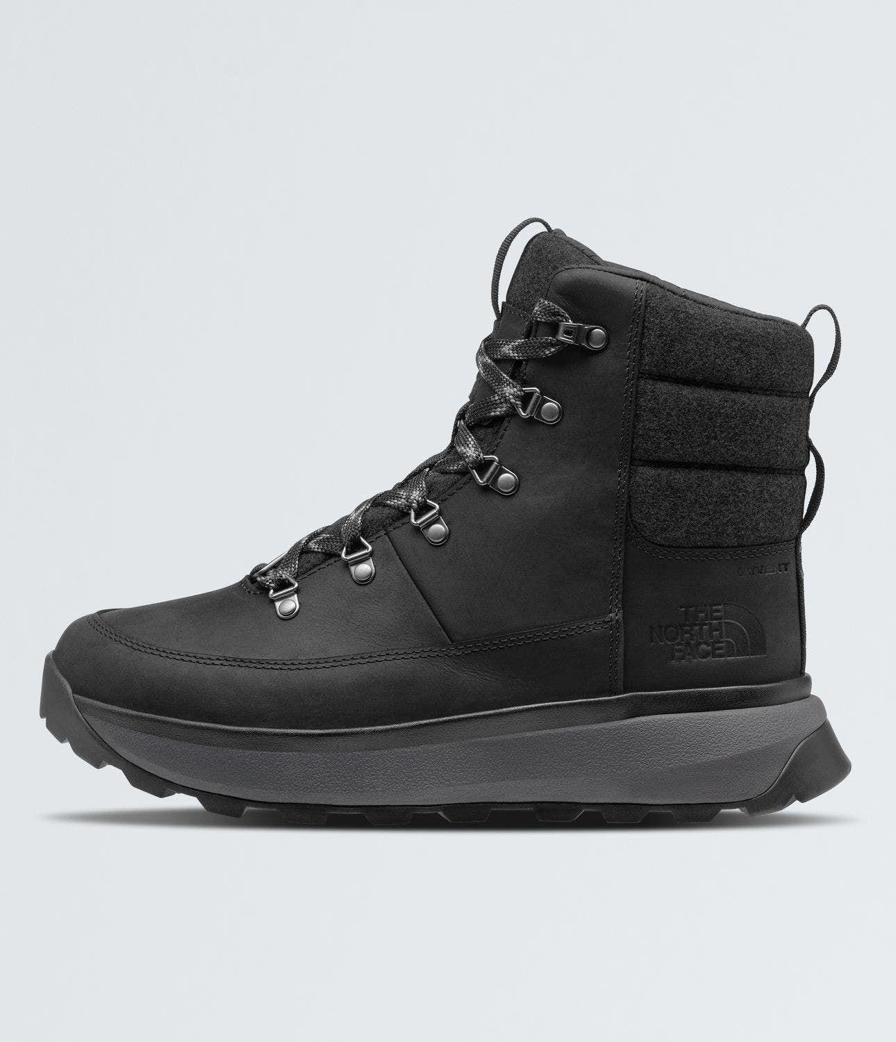 Zapato Bergen Leather Wp Hombre Negro-0