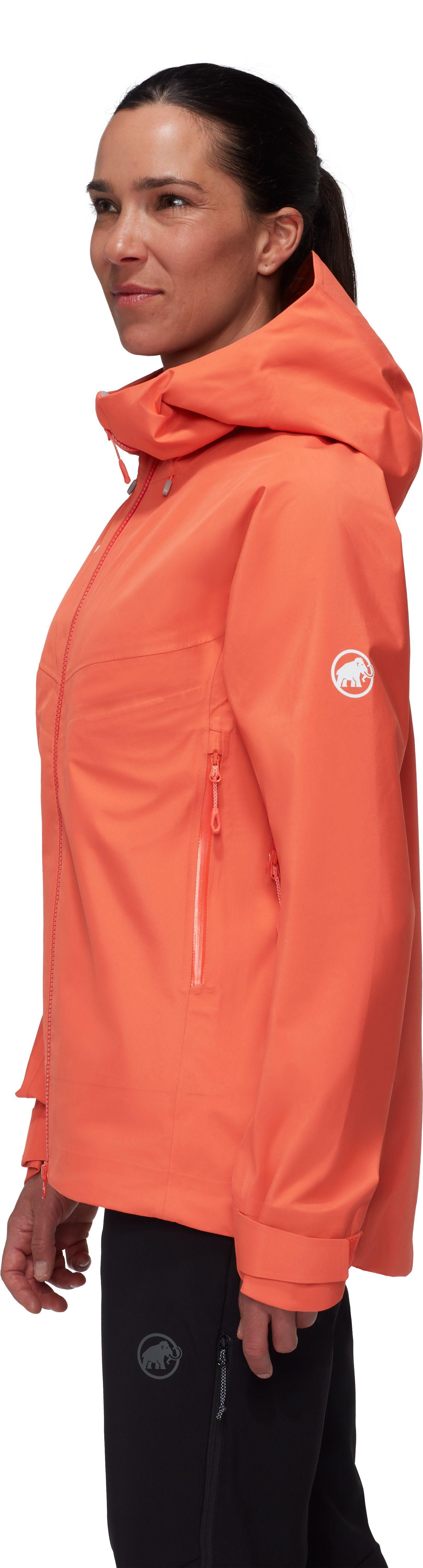 Chaqueta Mammut Mujer Crater Iv Hs Hooded Naranja-1