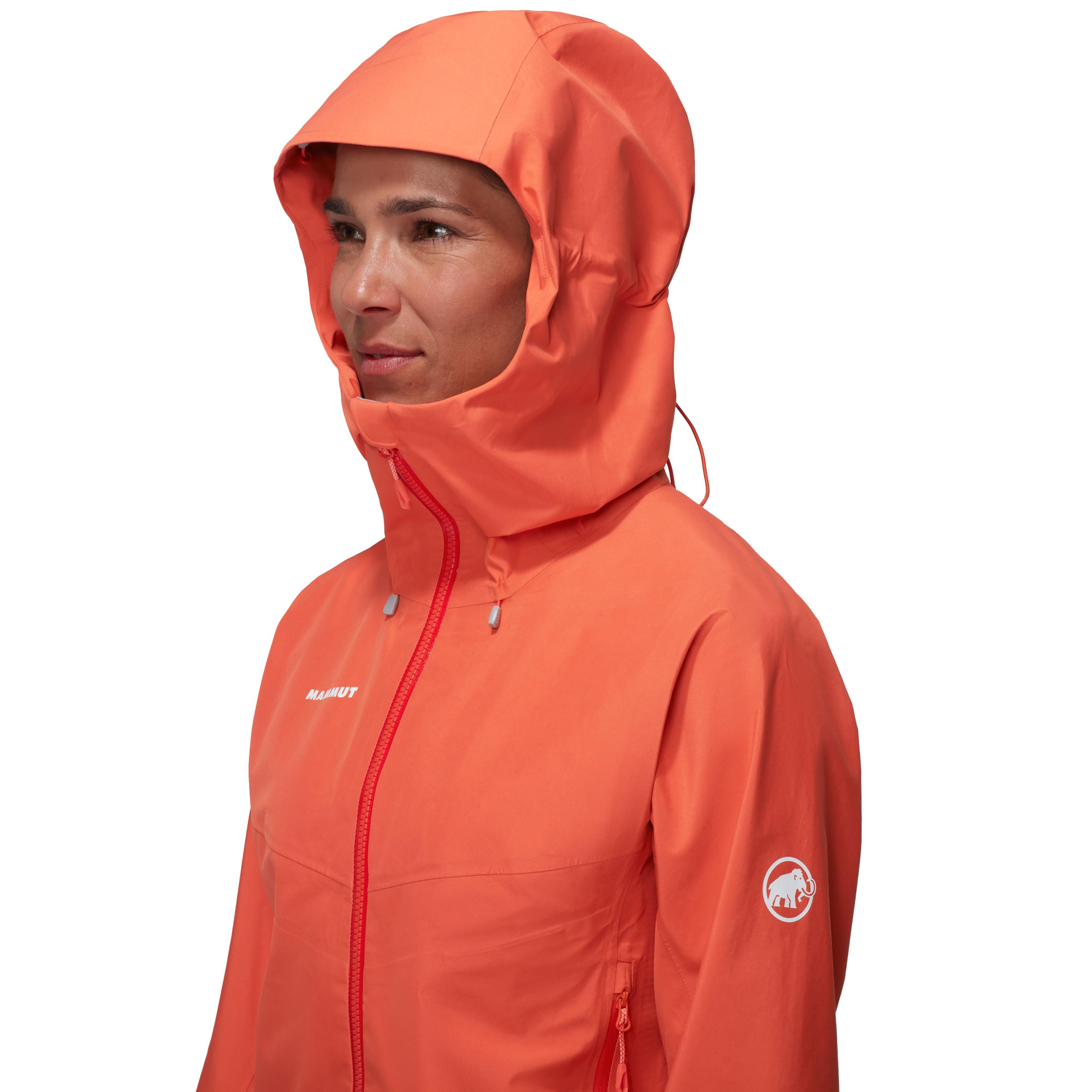 Chaqueta Mammut Mujer Crater Iv Hs Hooded Naranja-4