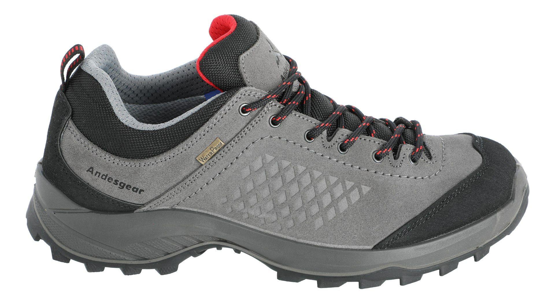Zapatilla Andesgear Hombre Trekking Aucar Gris-0