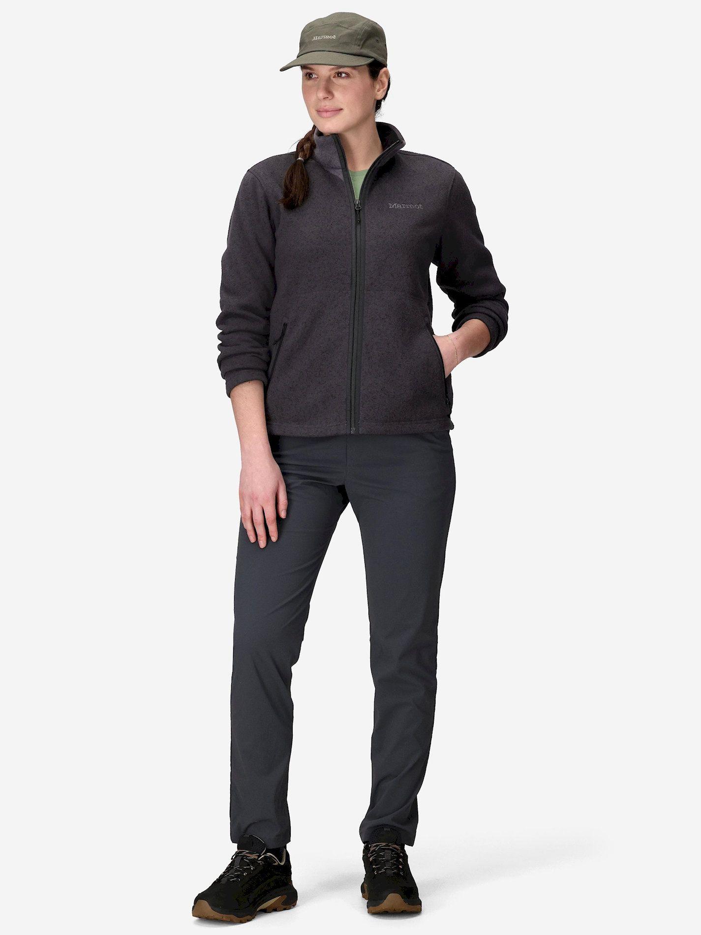 Polar Marmot Mujer W Drop Line Jacket Gris-2