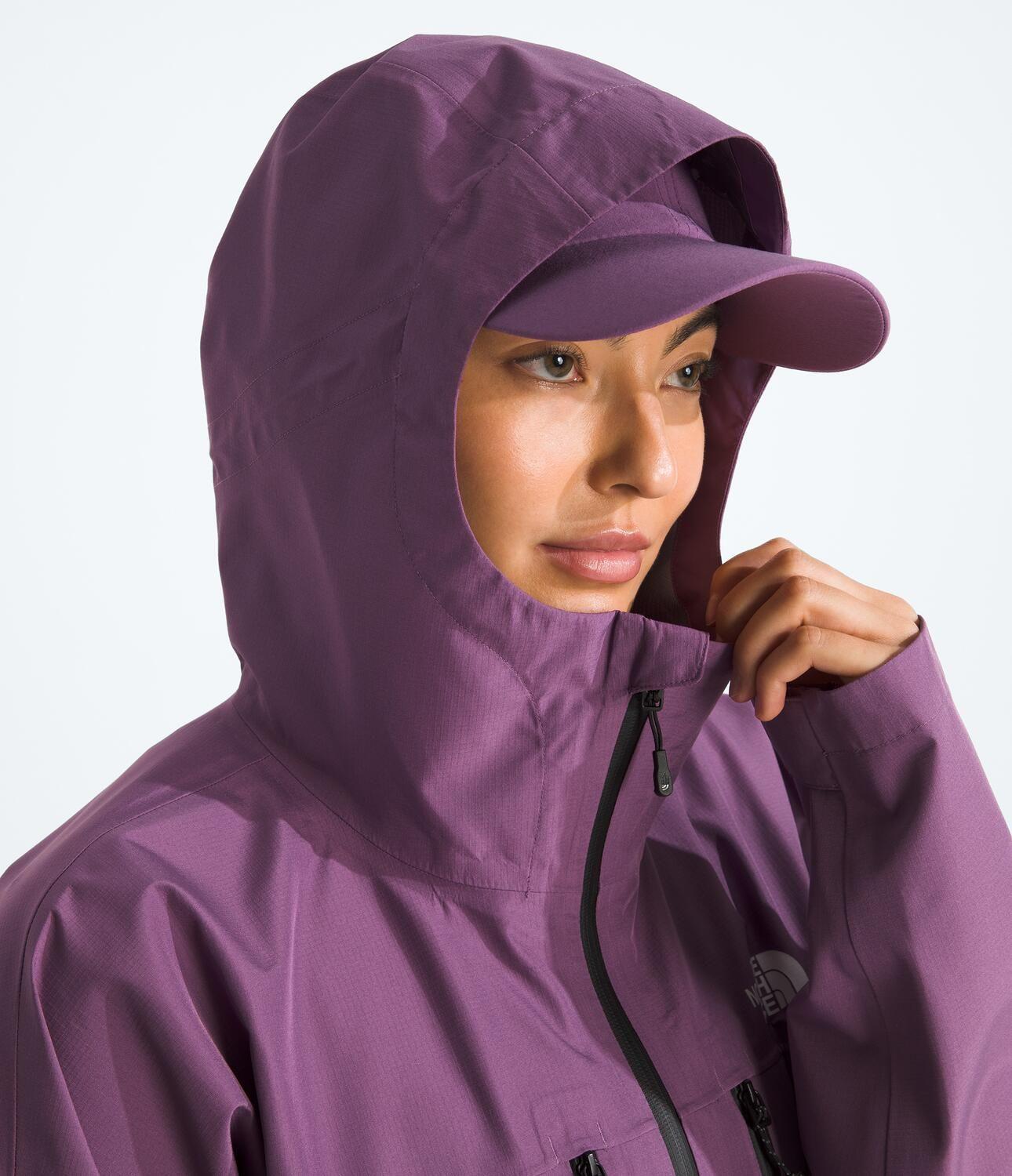 Chaqueta Impermeable Valley View Mujer Morado-5