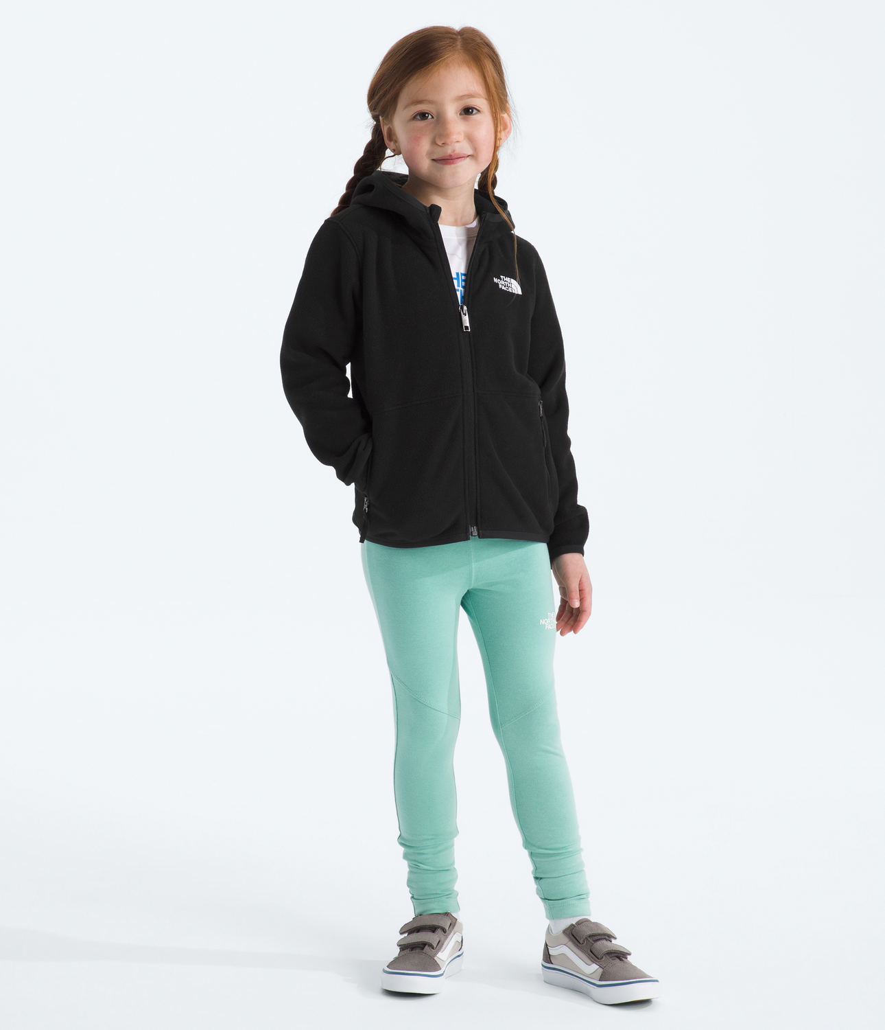 Polar Kid Glacier F/Z Hoodie Niños Negro-3