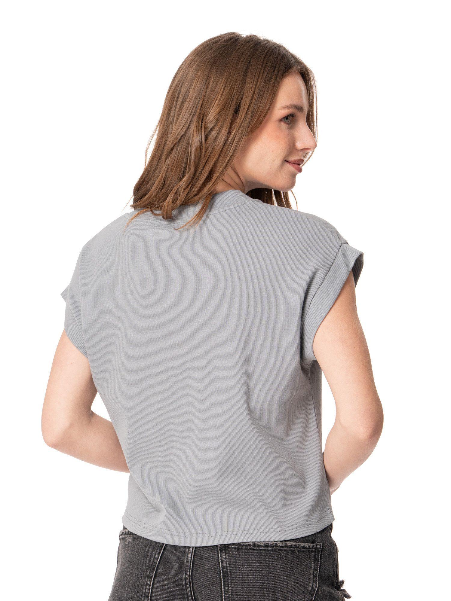 Polera Stoked Mujer Bambu Gris-2