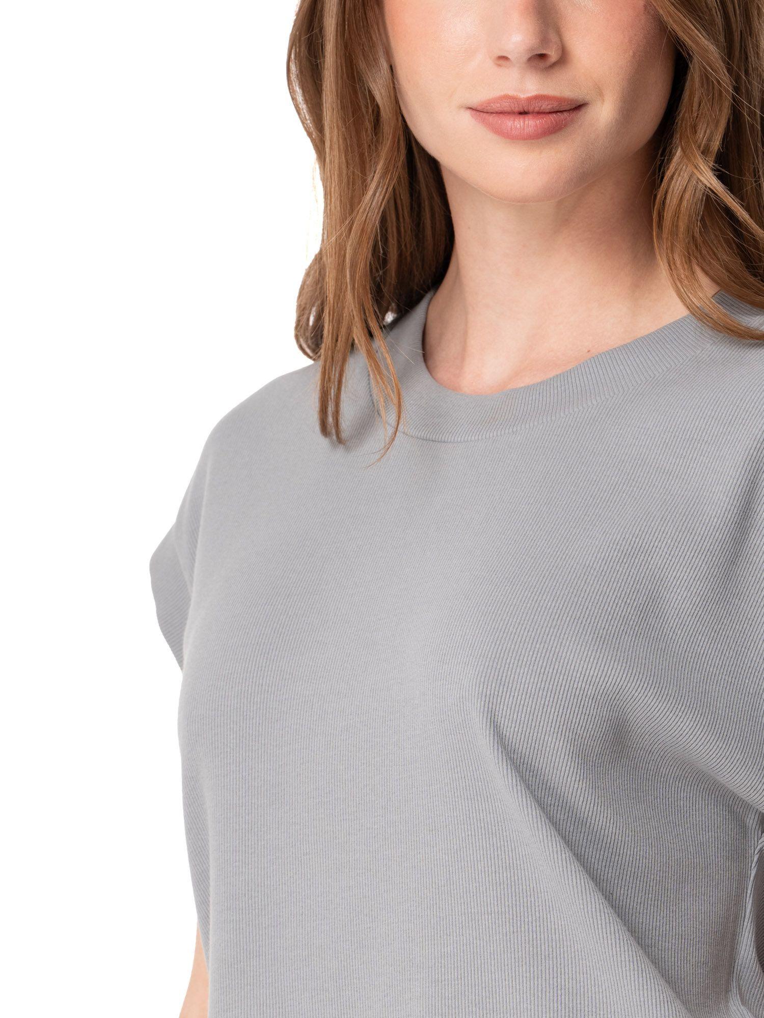 Polera Stoked Mujer Bambu Gris-4