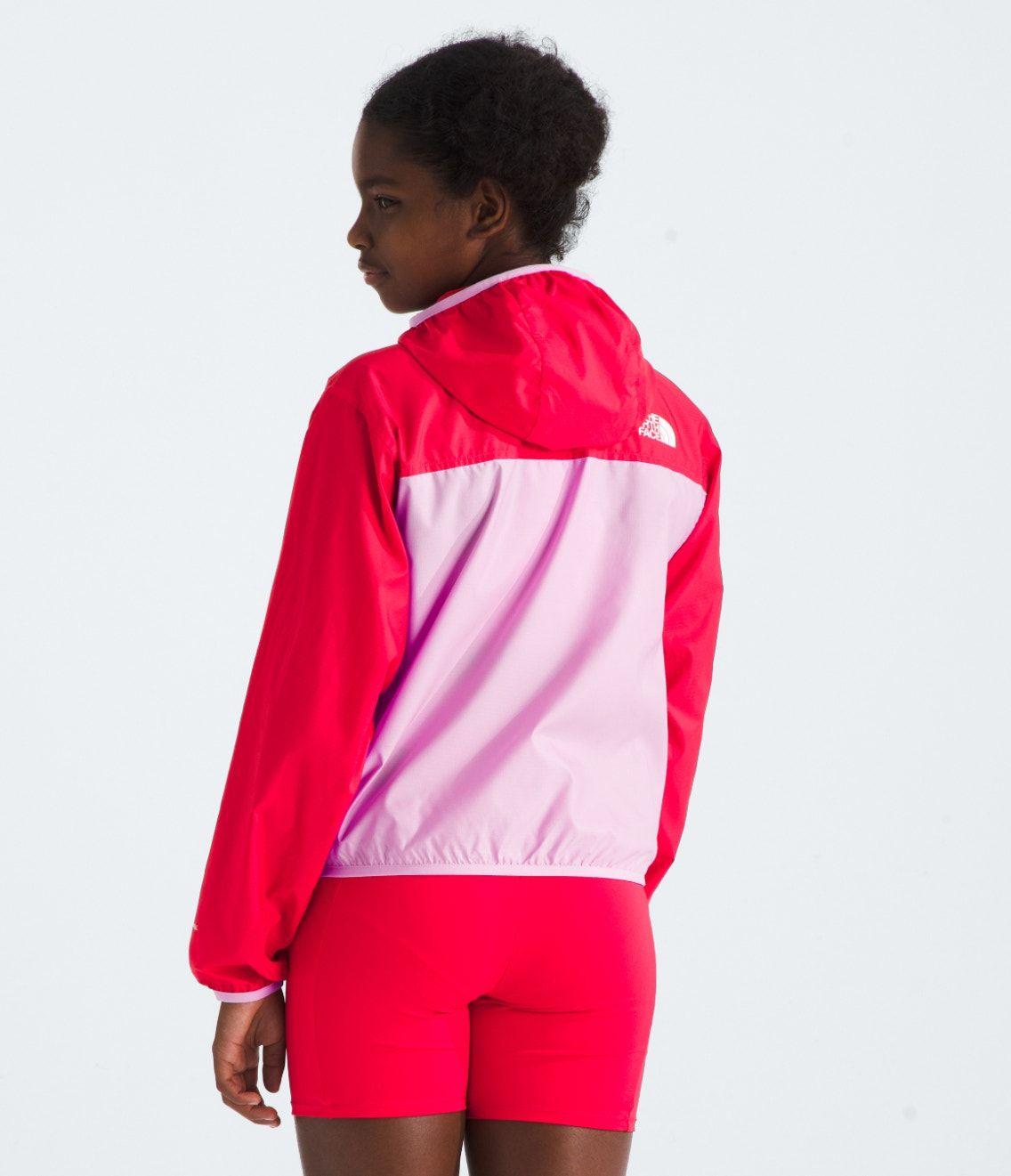 Chaqueta TNF Kids Cortaviento Cyclone Wind Niña Rosado-1