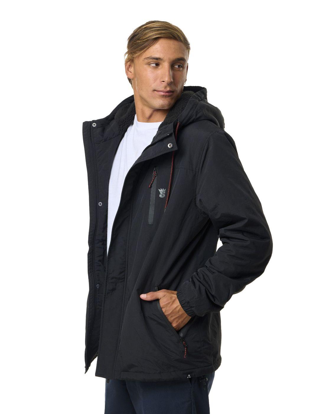 Chaqueta Stoked Hombre Duck Negro-2