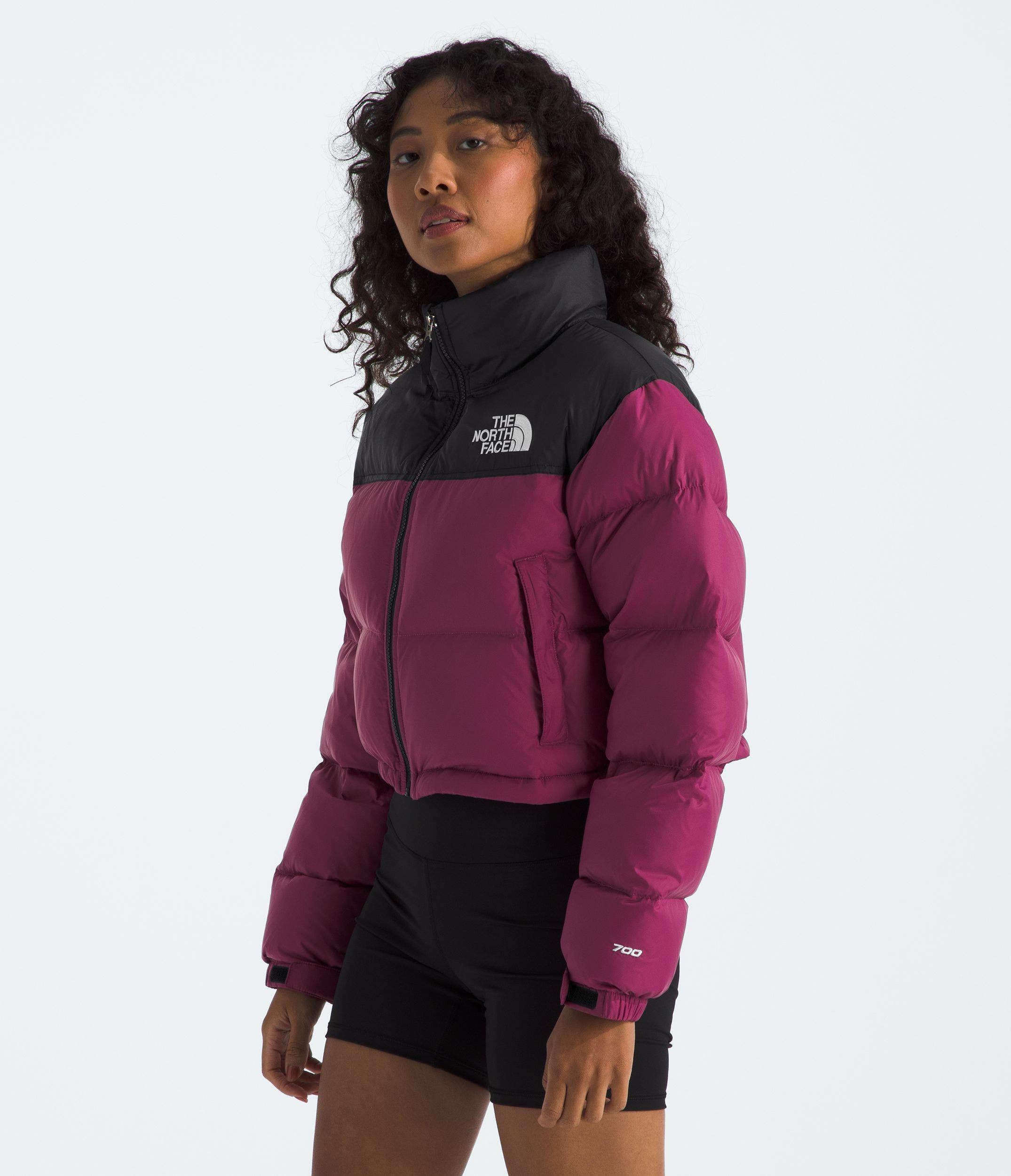 Chaqueta TNF Mujer De Pluma 1996 Retro Nuptse Short Rosado-4
