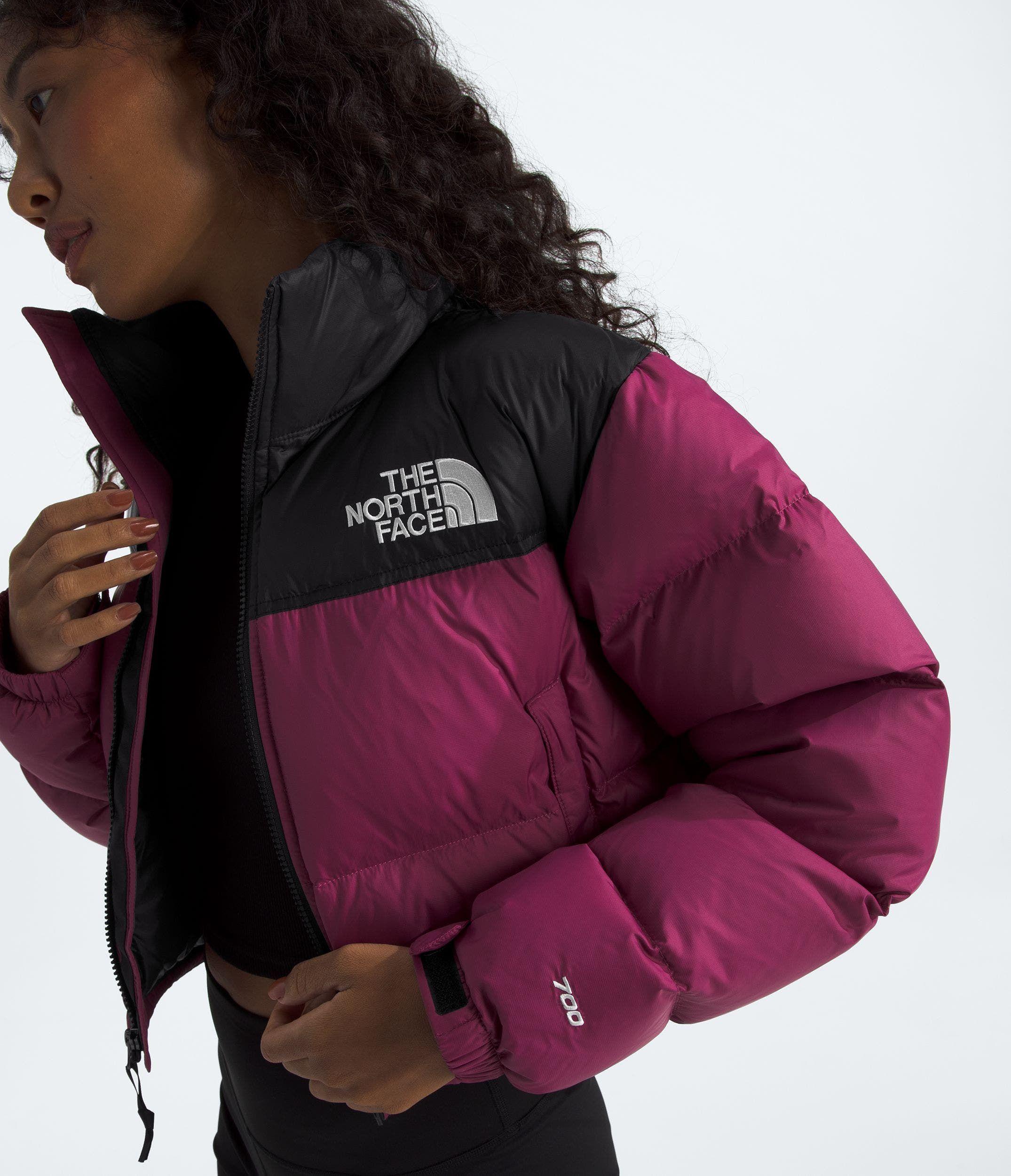 Chaqueta TNF Mujer De Pluma 1996 Retro Nuptse Short Rosado-6