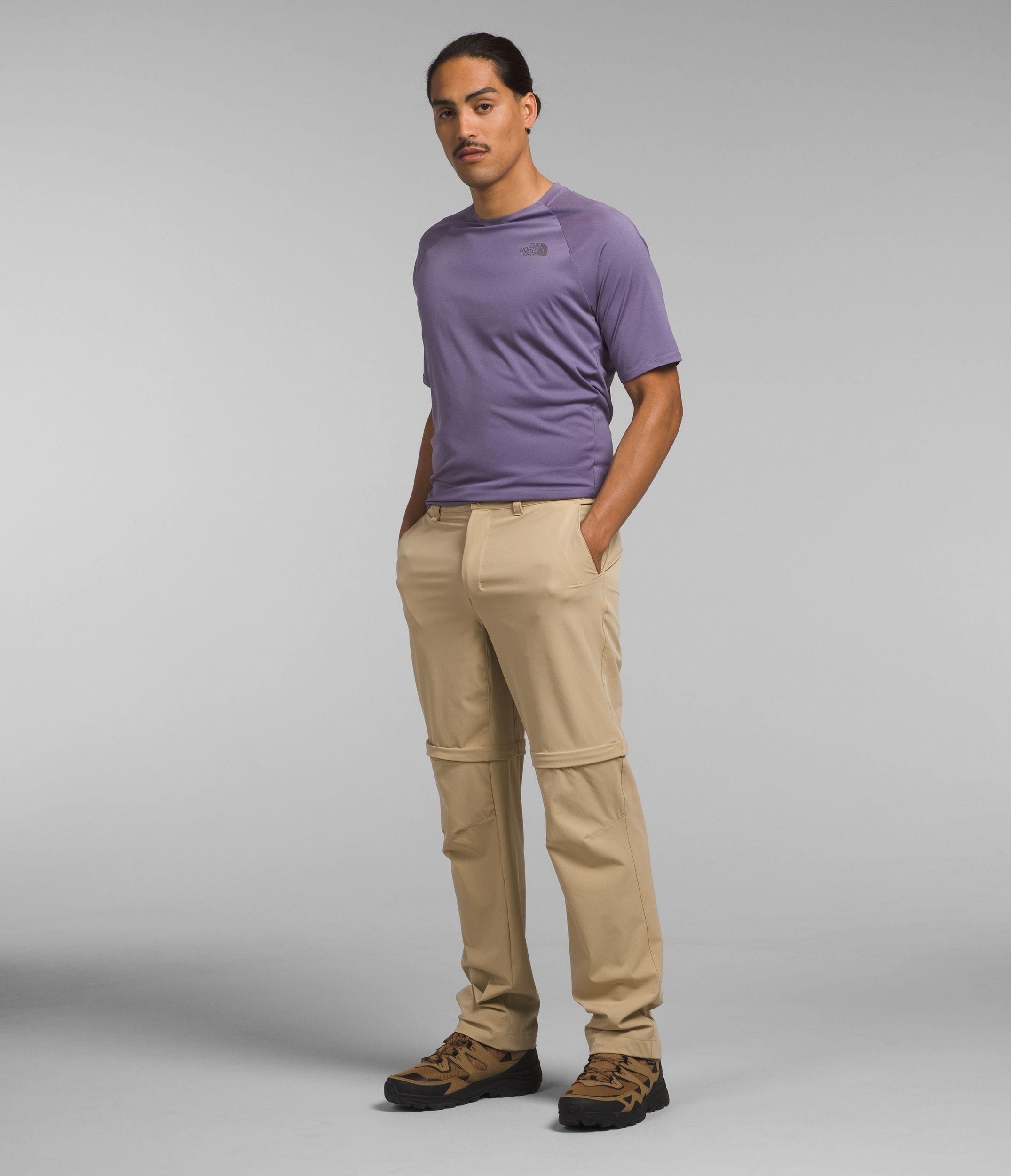 Pantalón TNF Hombre Trekking Paramount Convertible Café-3