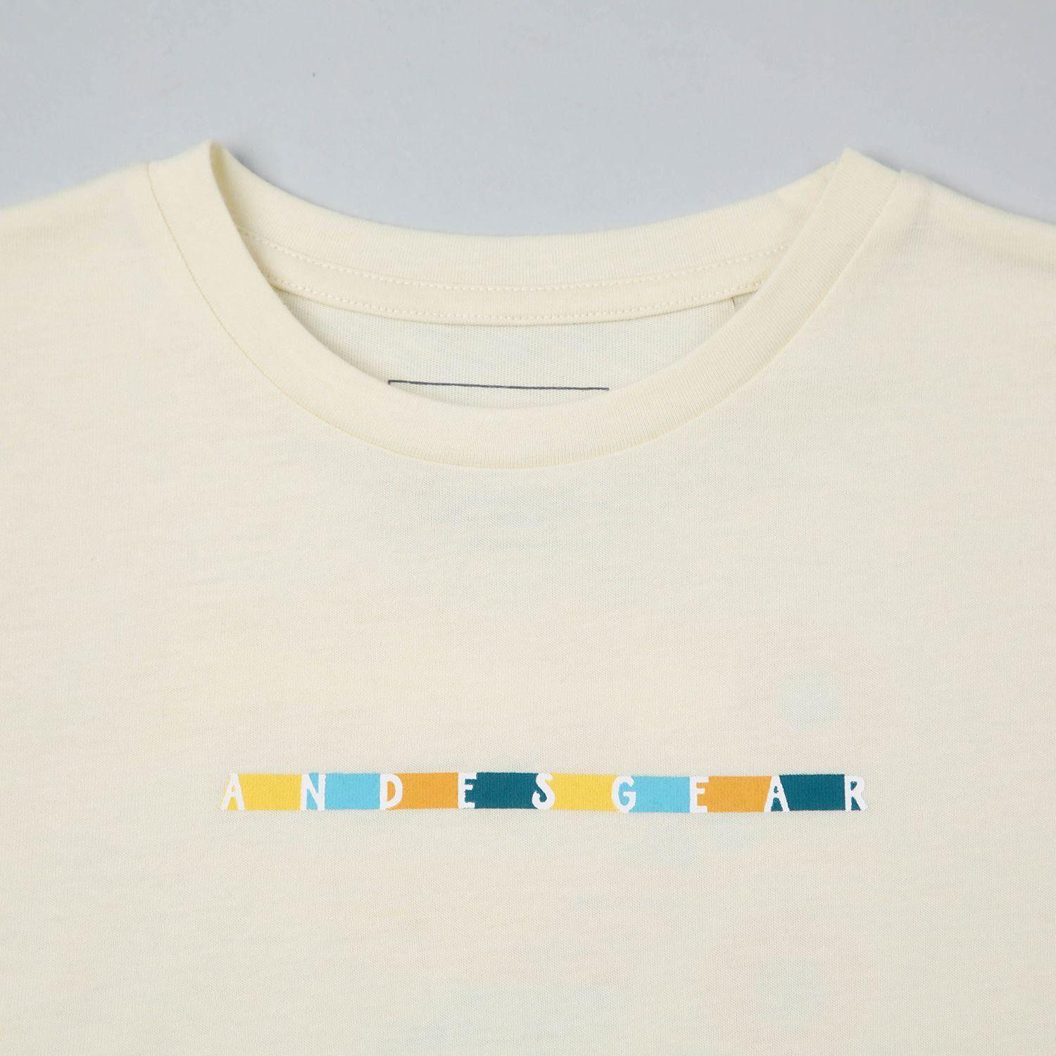 Polera Andesgear Niño Naturaleza Retro Blanco-2