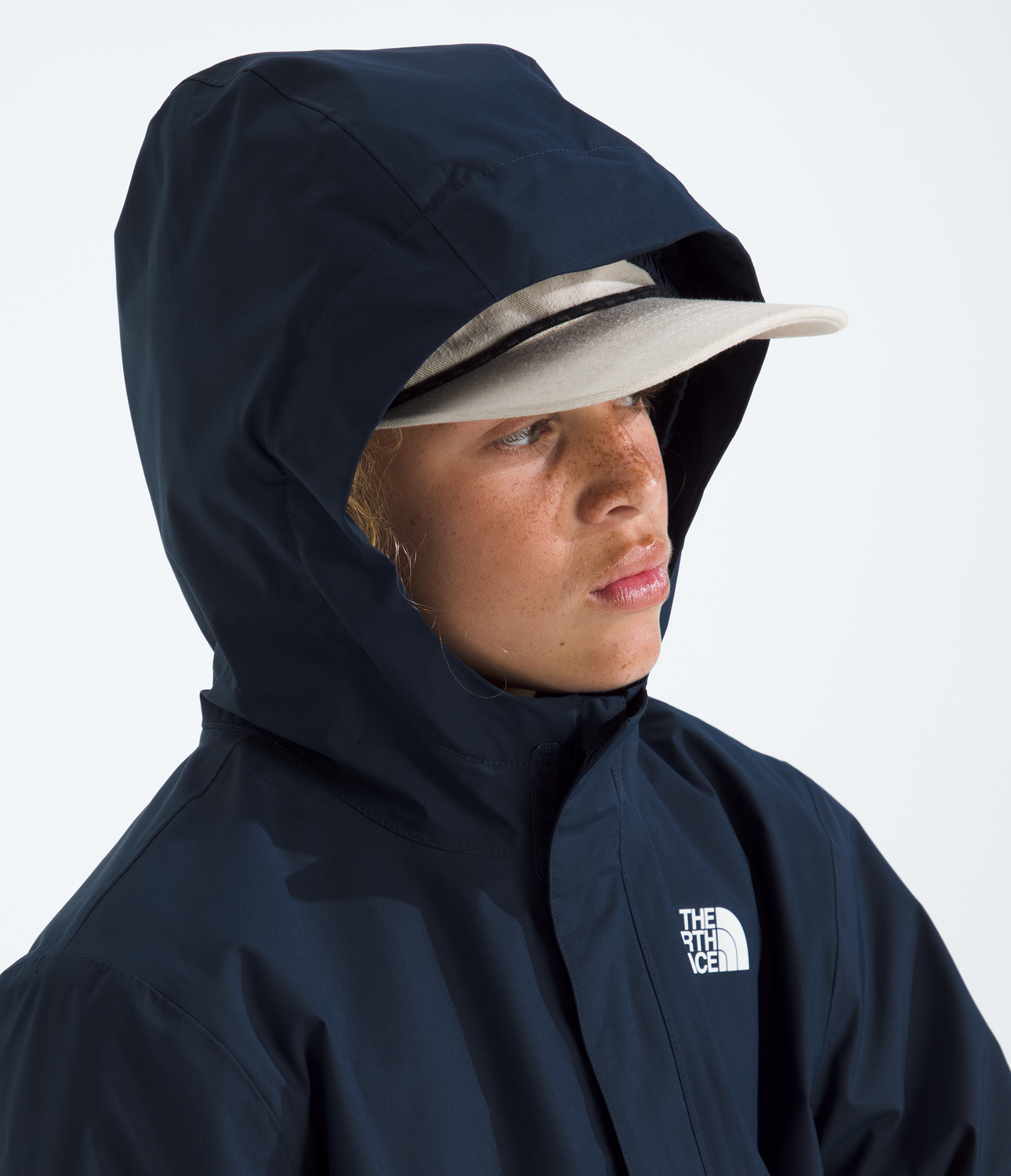 Chaqueta Impermeable Warm Antora Niños Azul-3