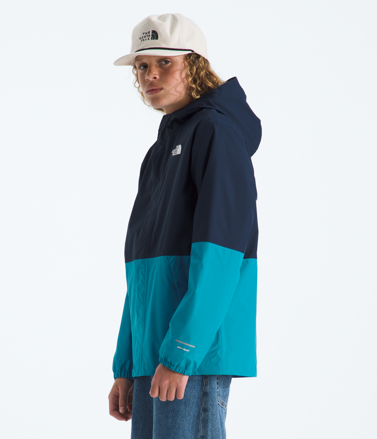 Chaqueta Impermeable Warm Antora Niños Azul-5