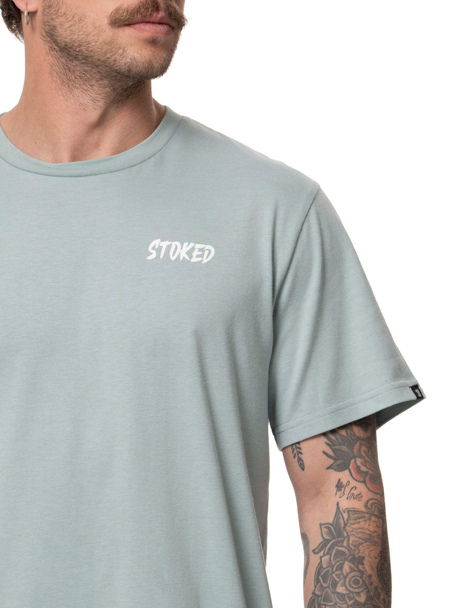 Polera Stoked Hombre Hawai Celeste-3