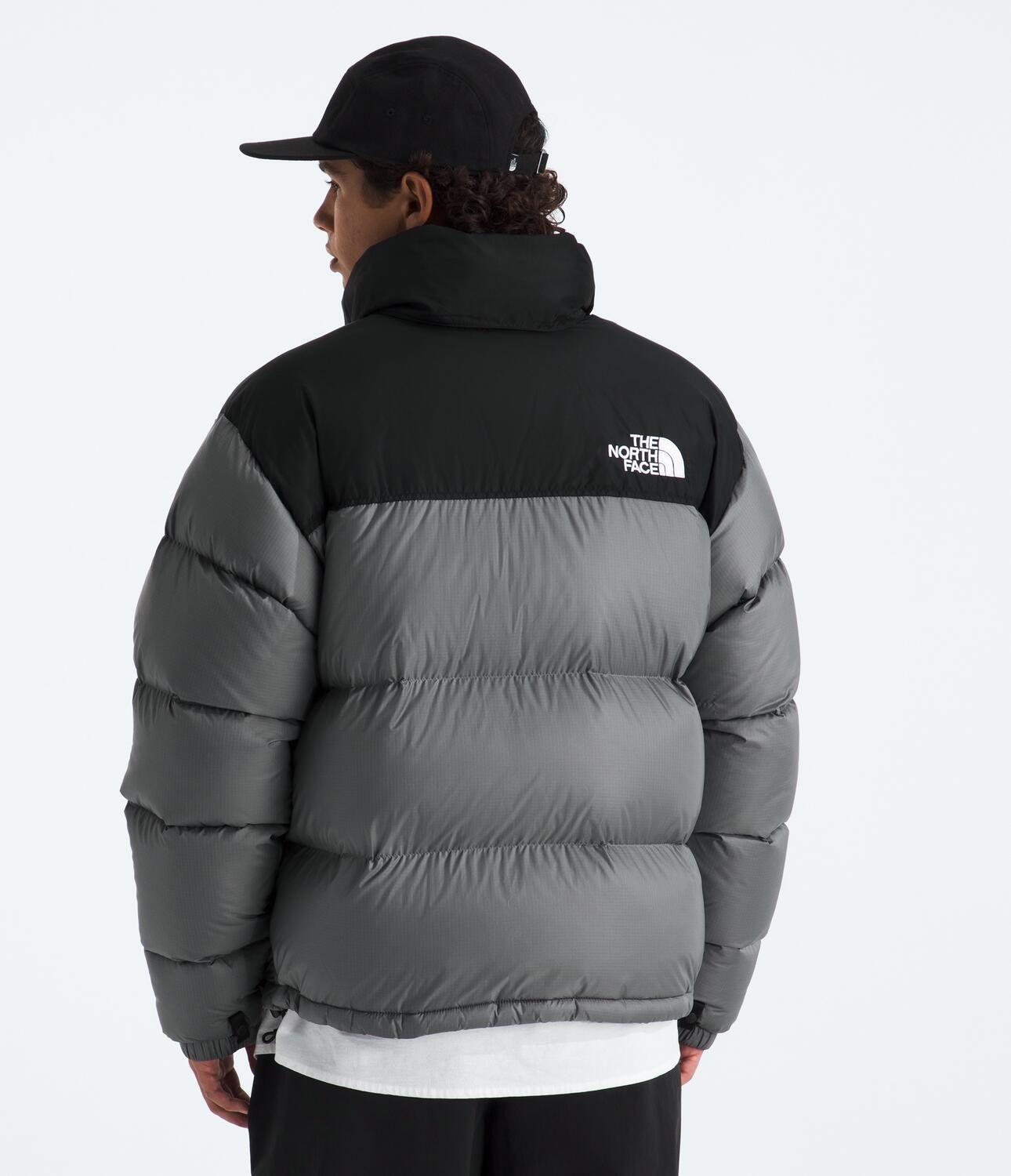 Chaqueta De Pluma 1996 Retro Nuptse Hombre Gris-3