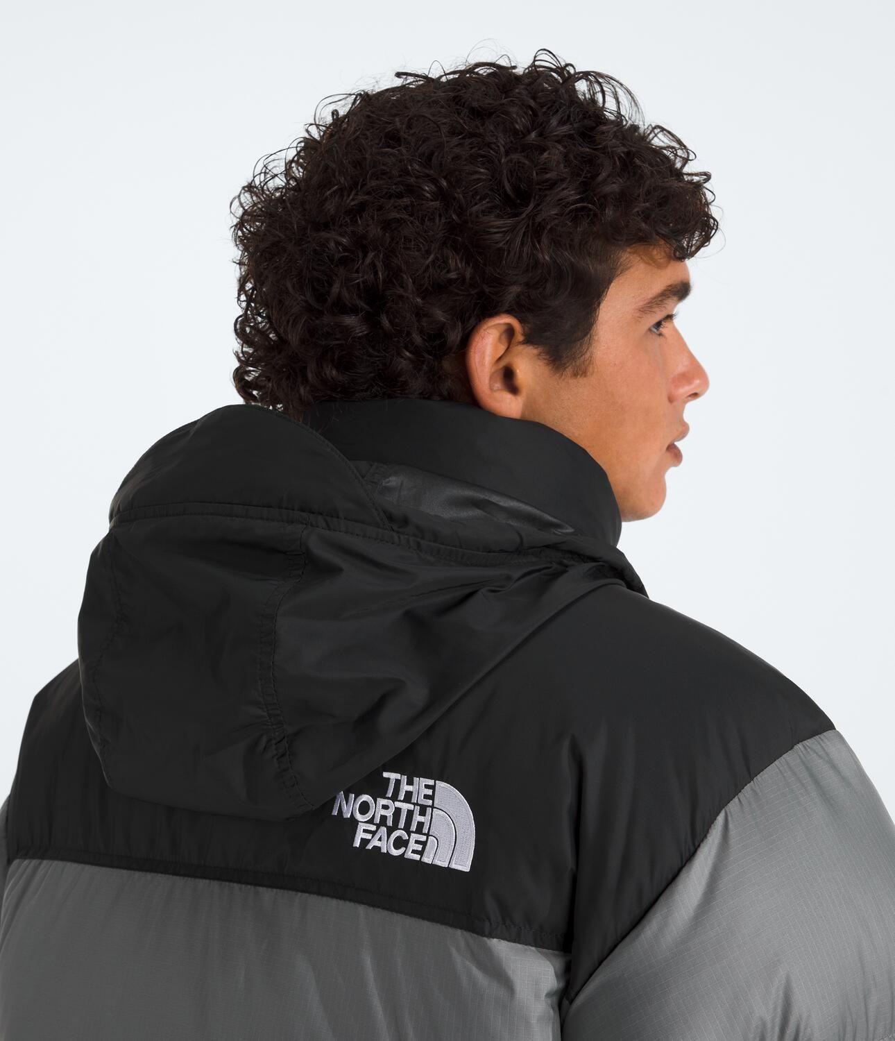 Chaqueta De Pluma 1996 Retro Nuptse Hombre Gris-5