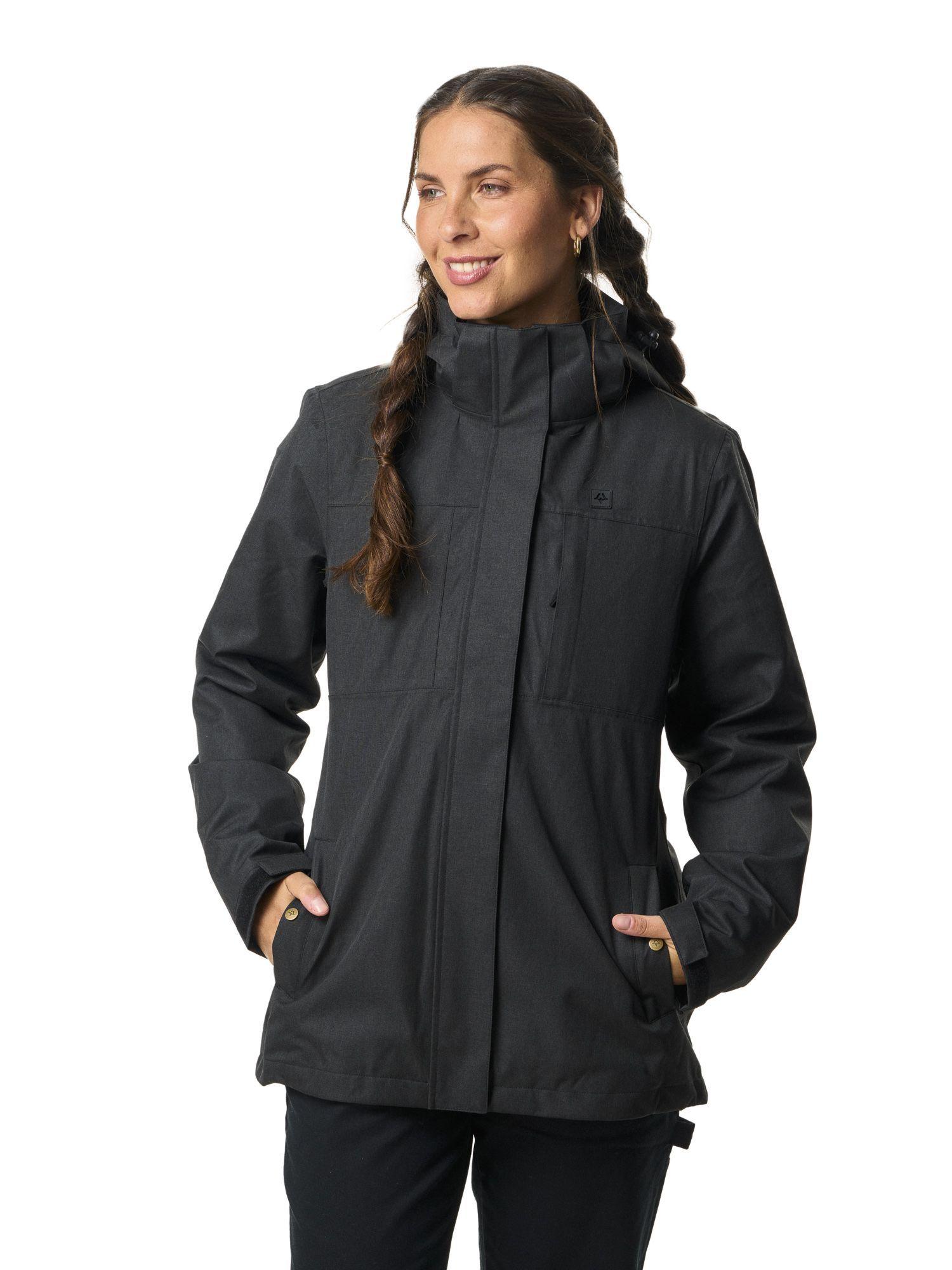 Chaqueta Kivul Mujer Siklos Reciclada Negra-0