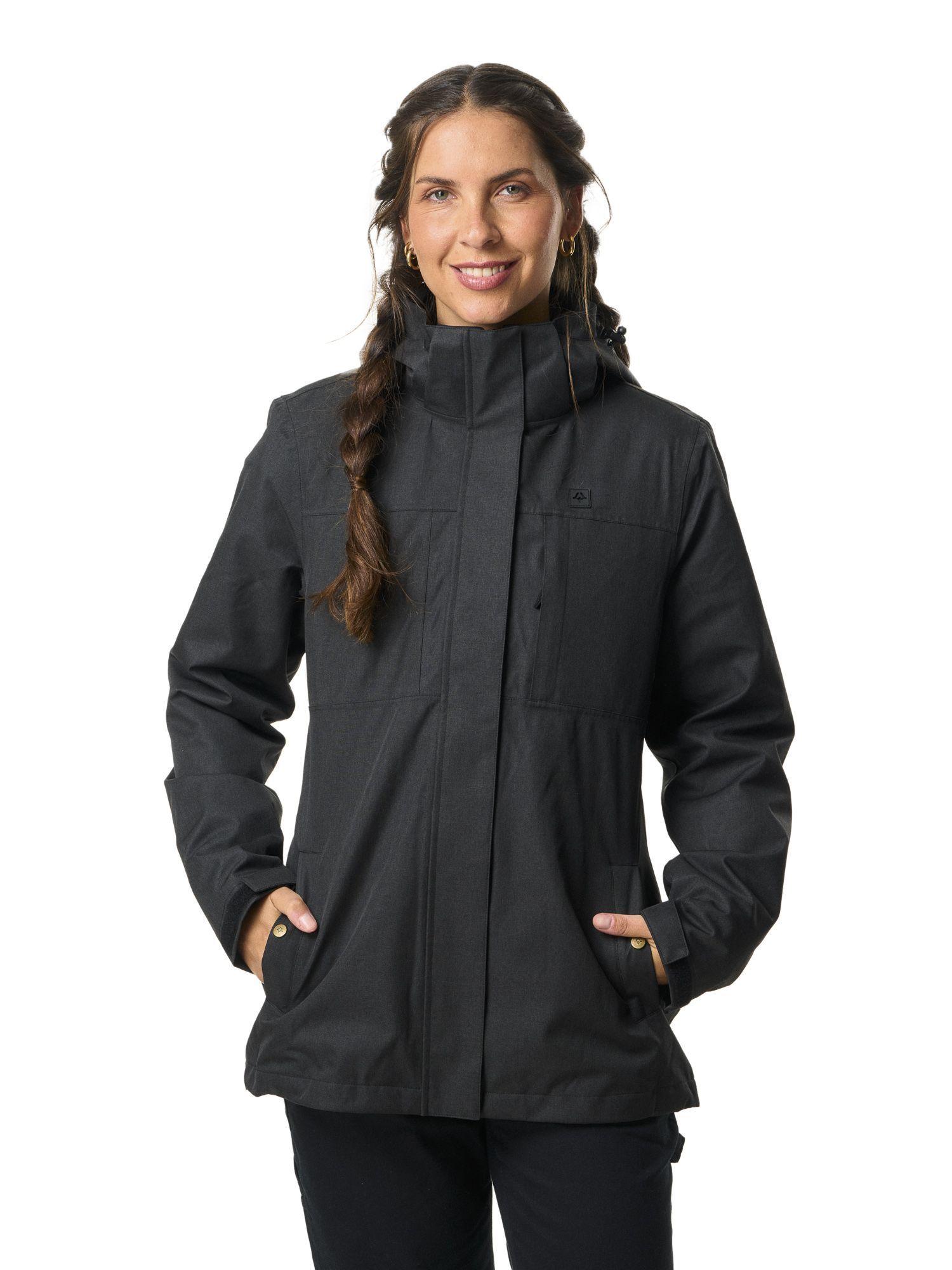 Chaqueta Kivul Mujer Siklos Reciclada Negra-1