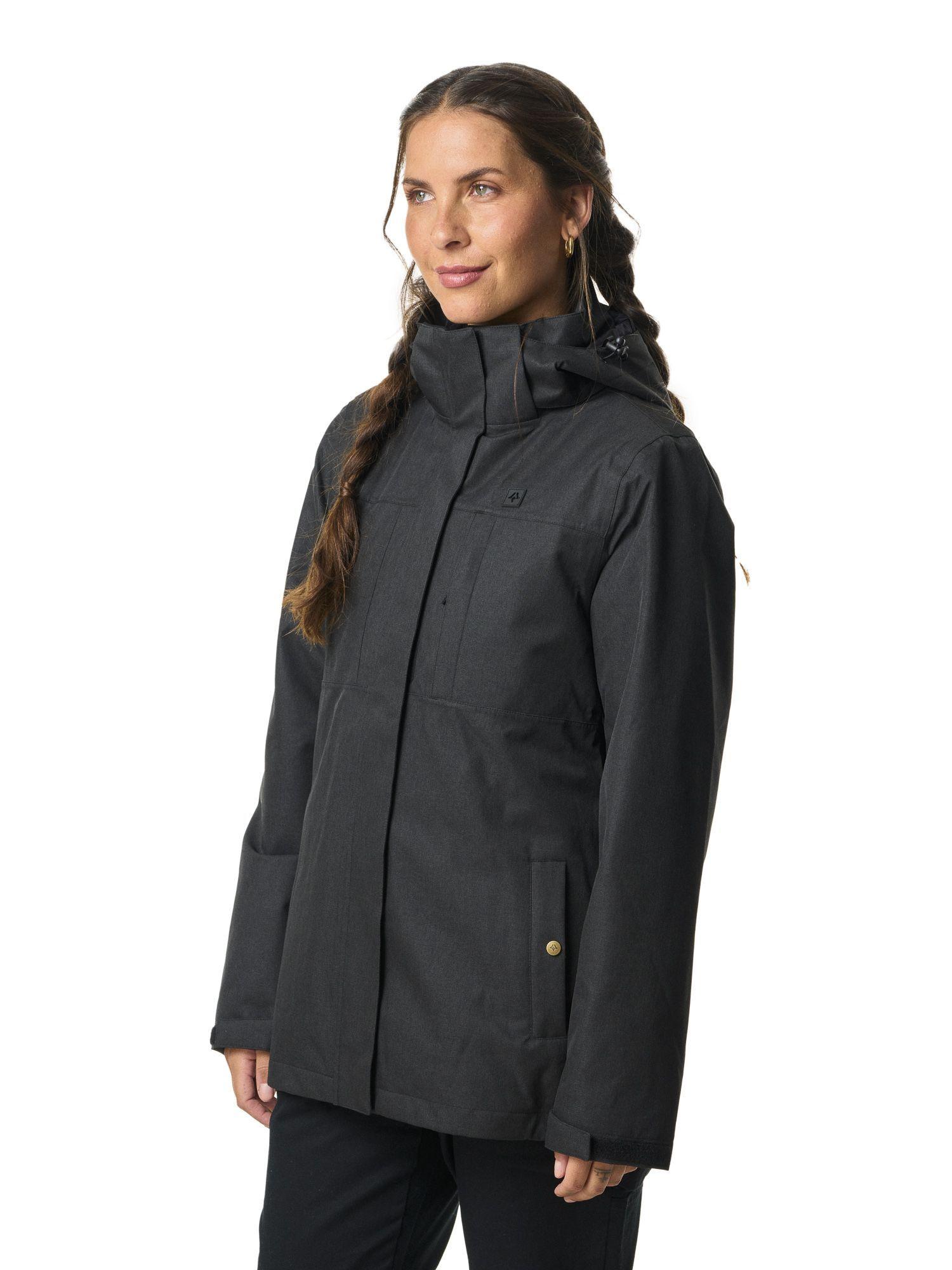 Chaqueta Kivul Mujer Siklos Reciclada Negra-4