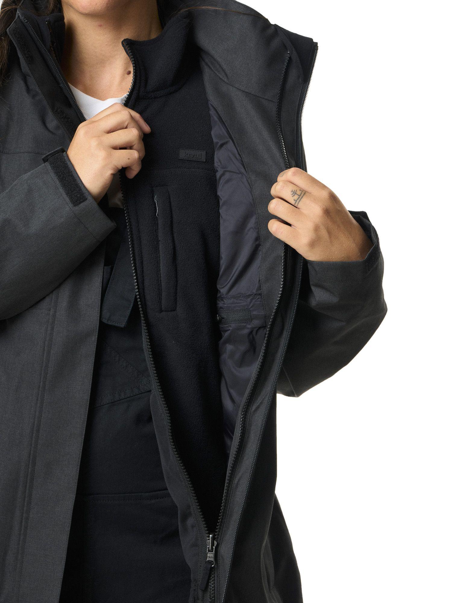Chaqueta Kivul Mujer Siklos Reciclada Negra-6