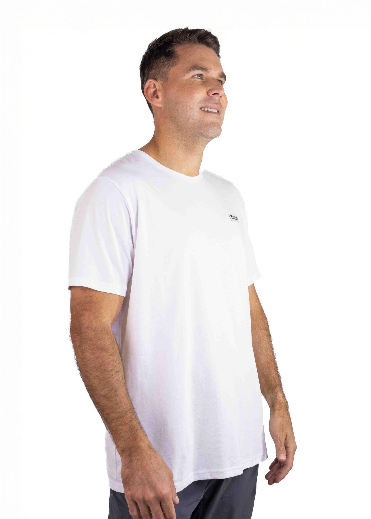 Polera Marmot Hombre Chest Vintage Label Tee Blanco-4